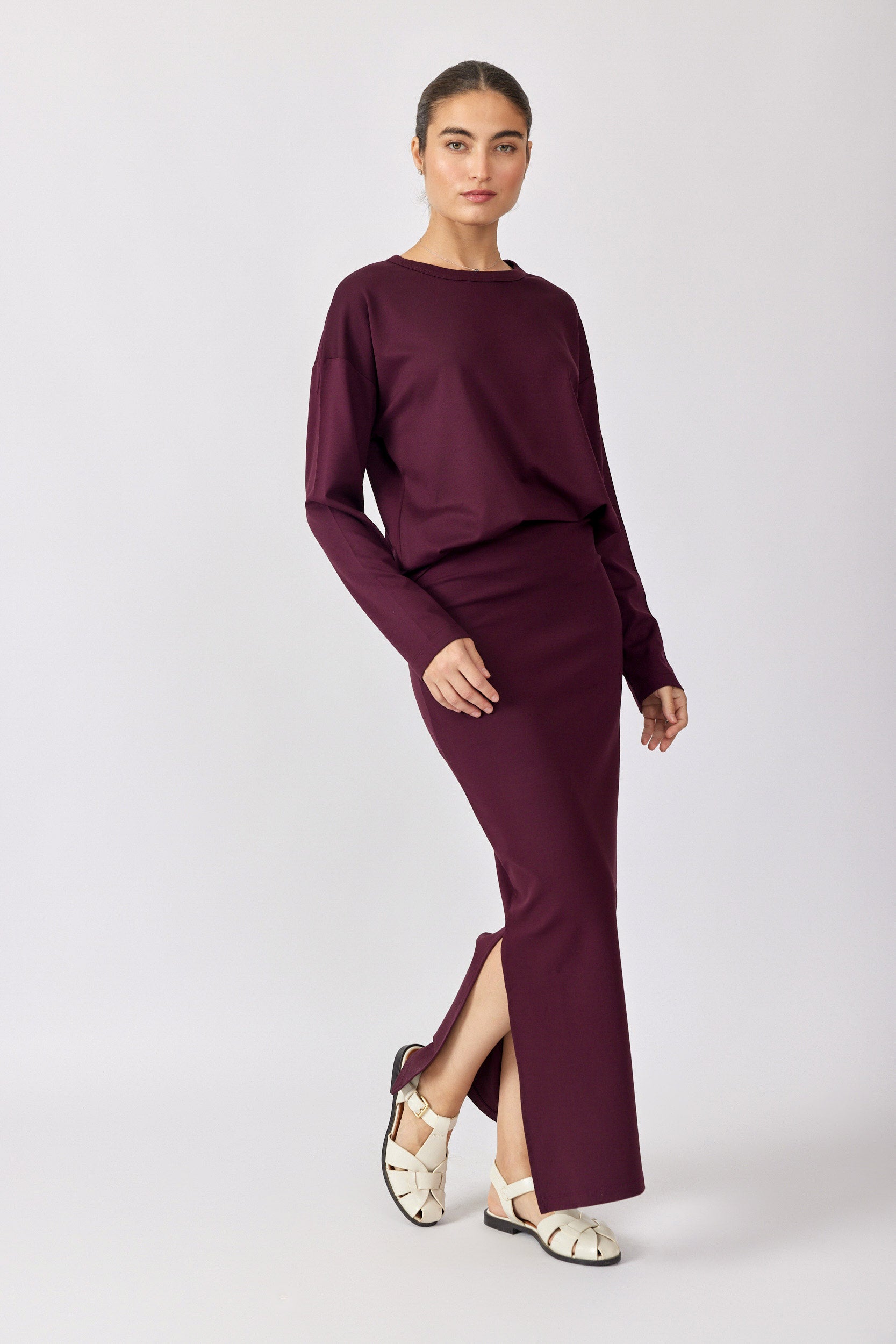 טישרט ביג ג'רסי שרוול ארוך