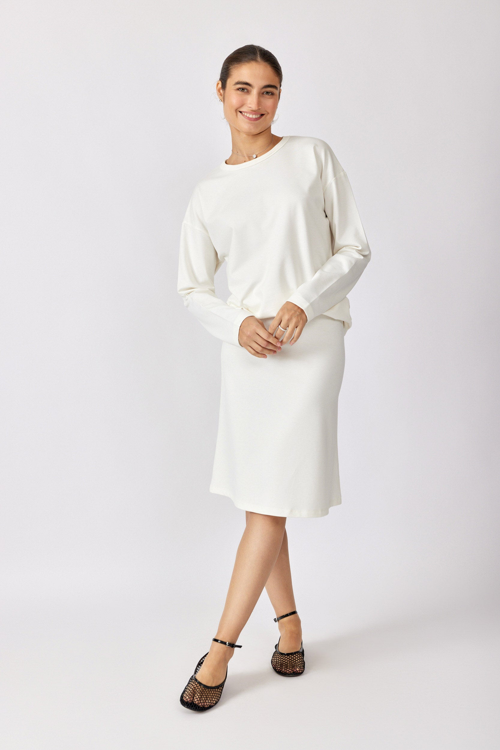 טישרט ביג ג'רסי שרוול ארוך