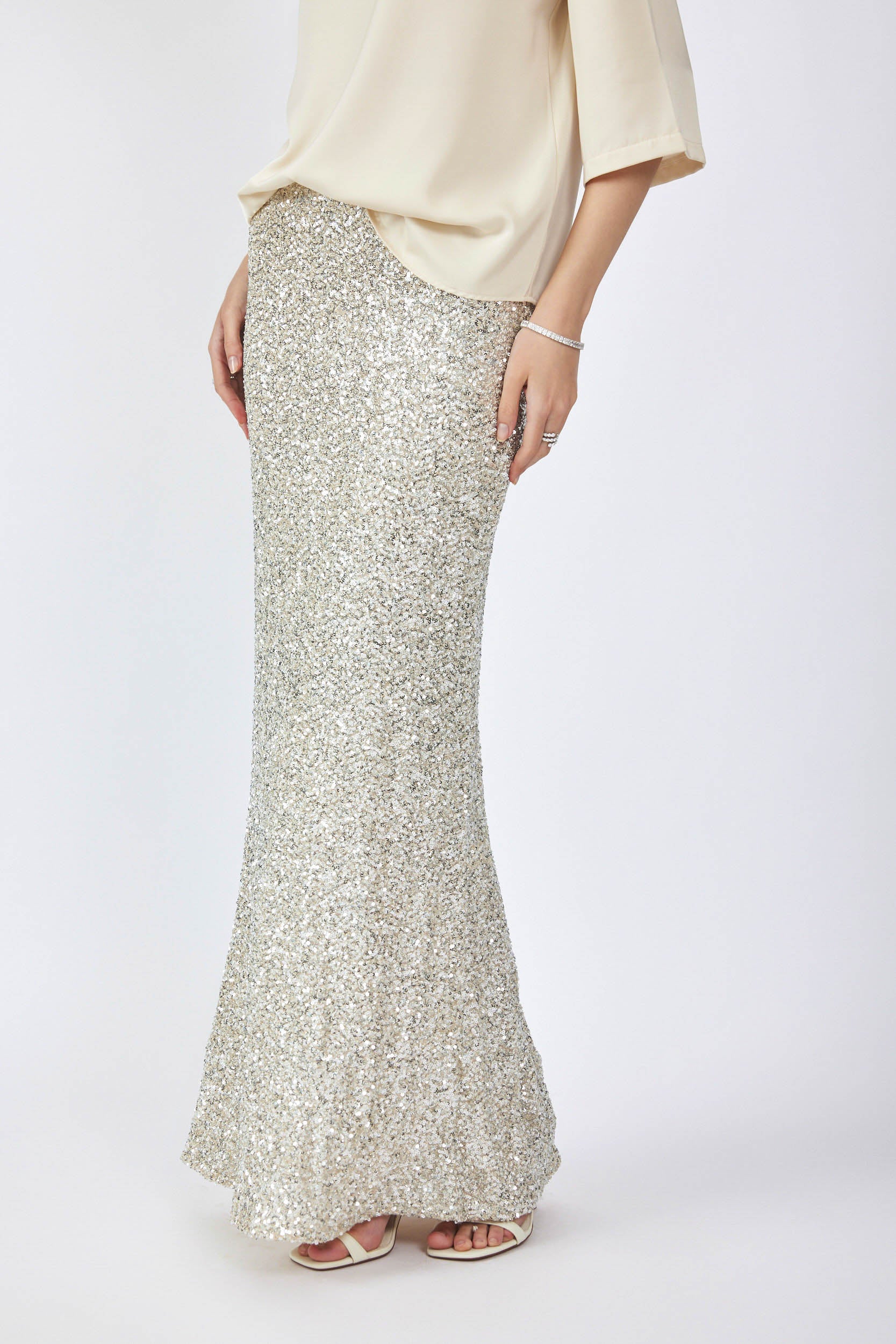 חצאית פייטים MAXI