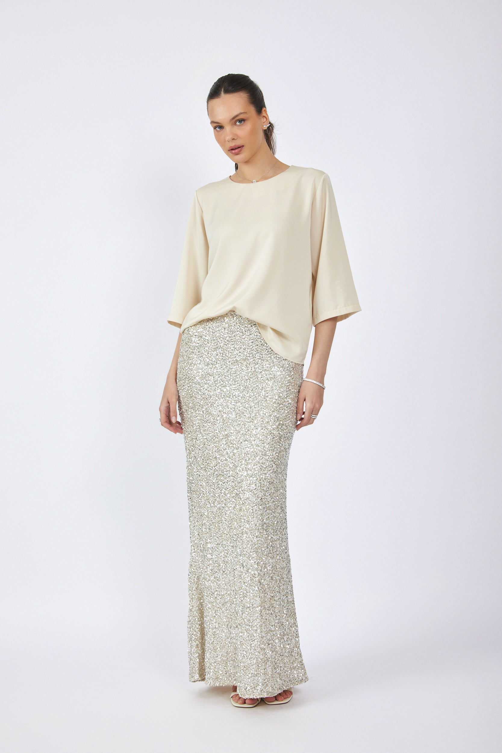 חצאית פייטים MAXI