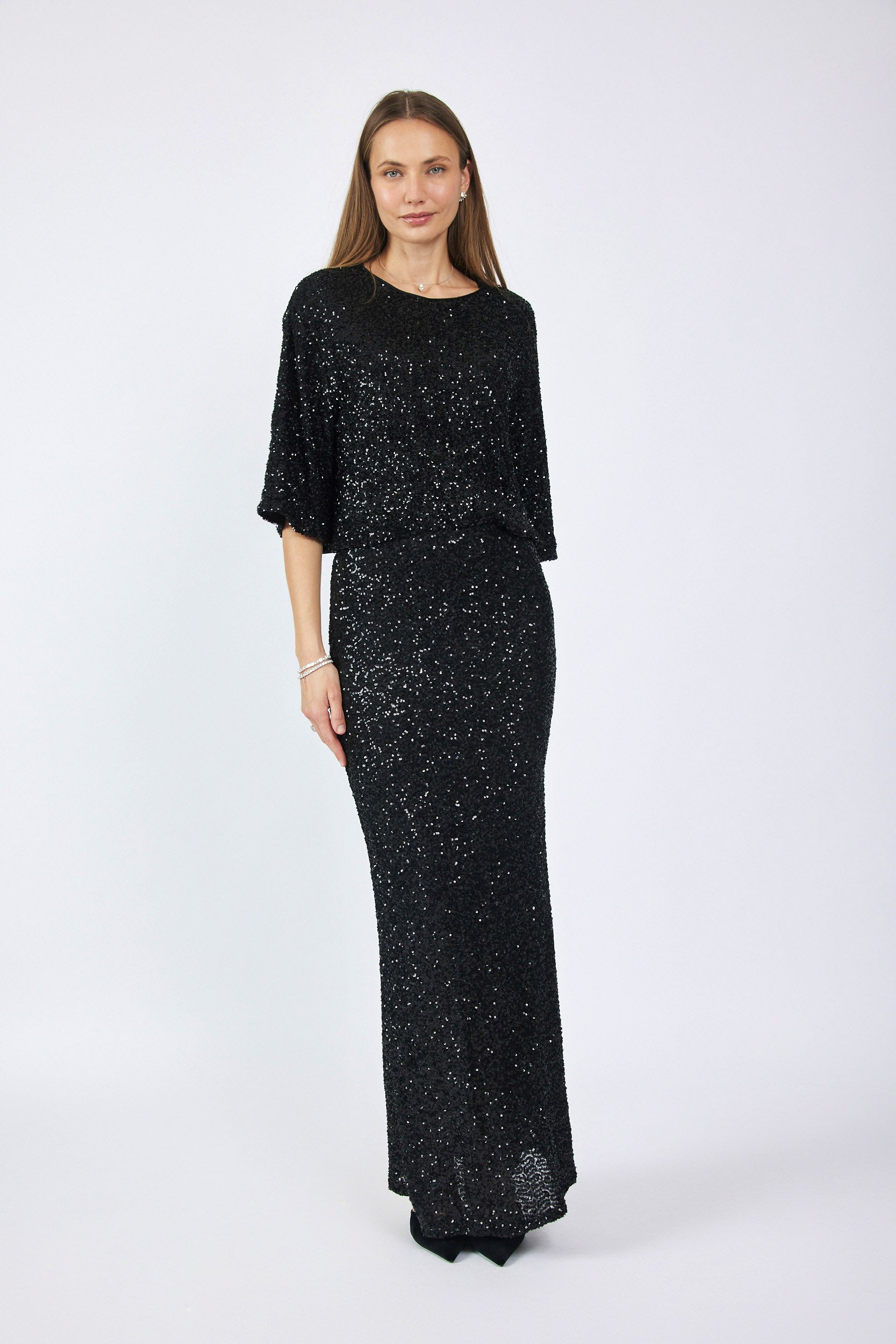 חצאית פייטים MAXI