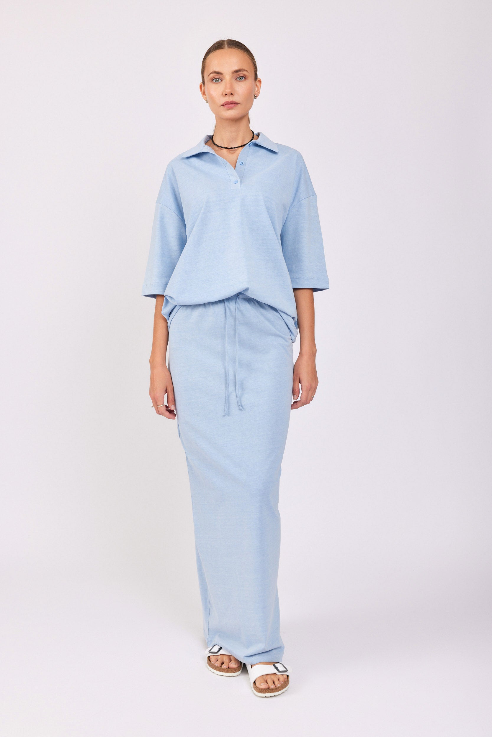 חצאית פיגמנט מקסי