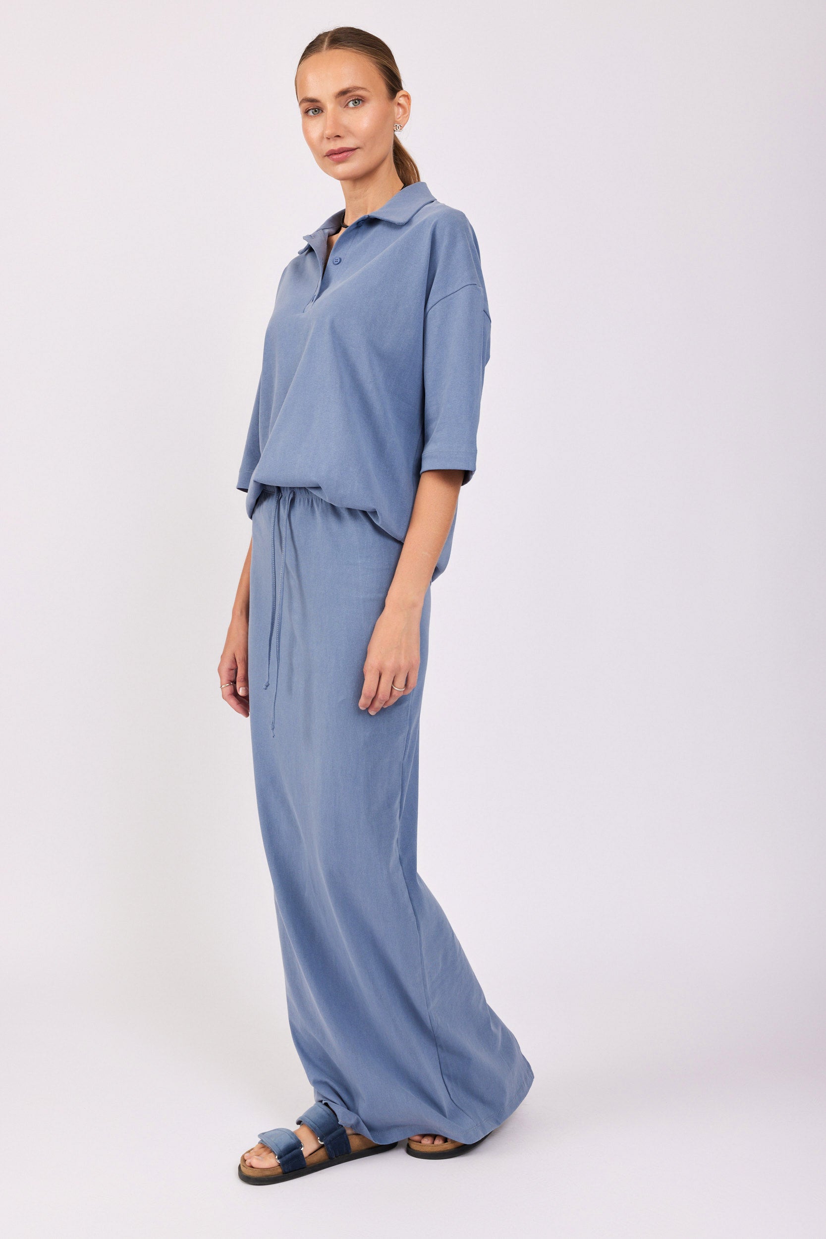 חצאית פיגמנט מקסי