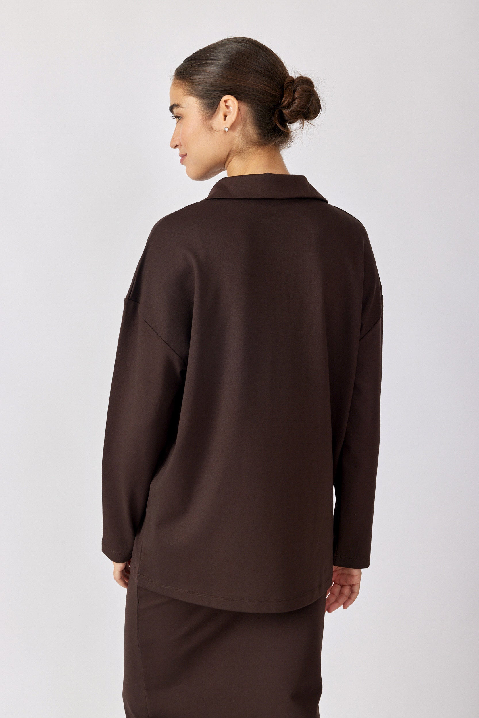 חולצת פולו ביג ג'רסי שרוול ארוך