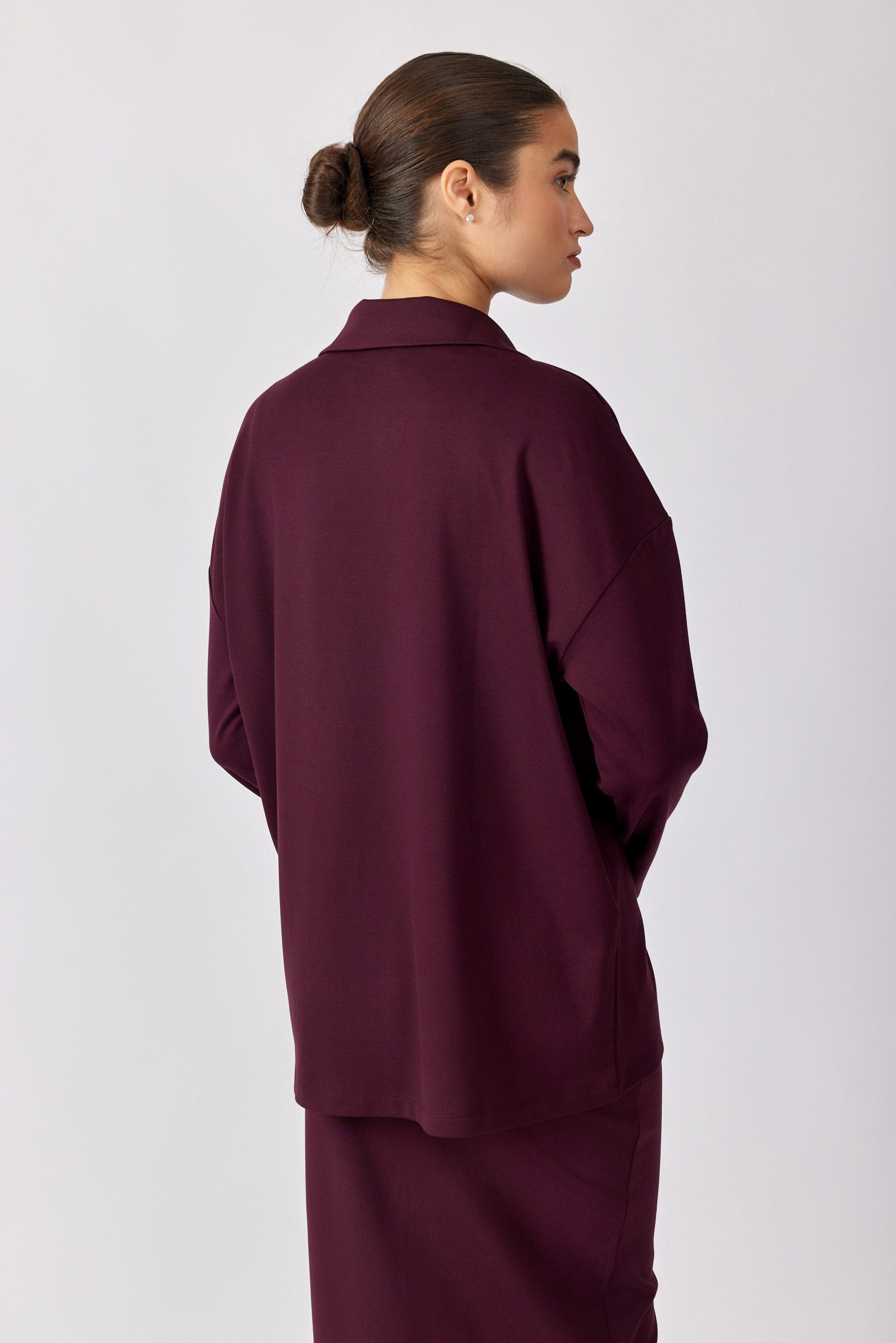 חולצת פולו ביג ג'רסי שרוול ארוך