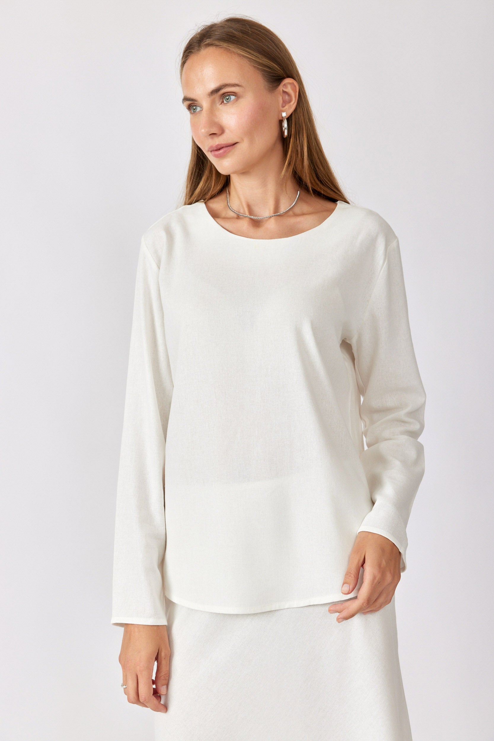 חולצת פשתן ניקי