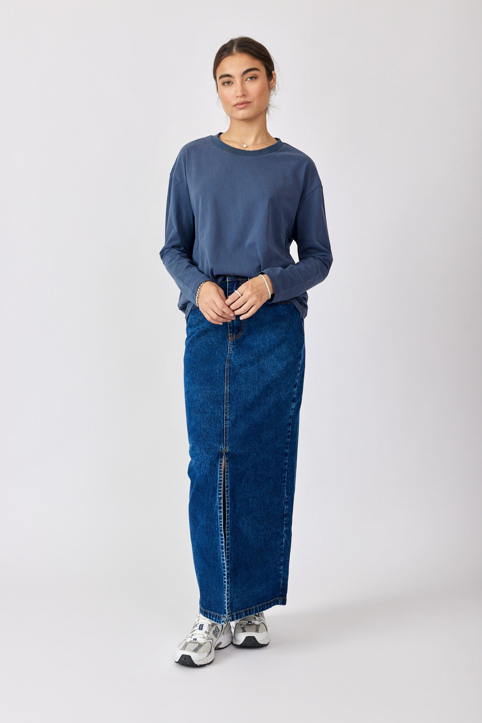 טישרט ניקי פיגמנט שרוול ארוך