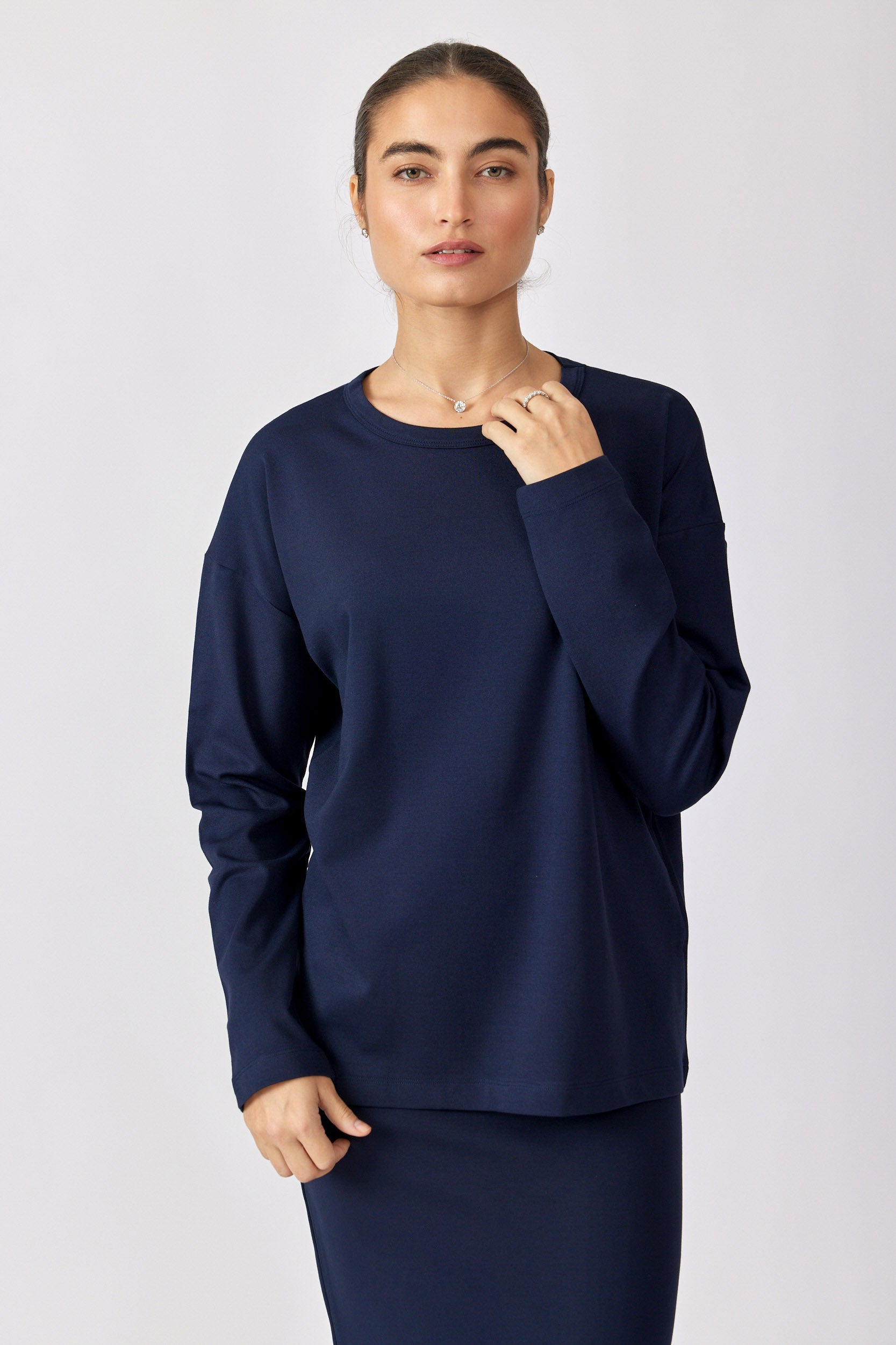 טישרט ביג ג'רסי שרוול ארוך