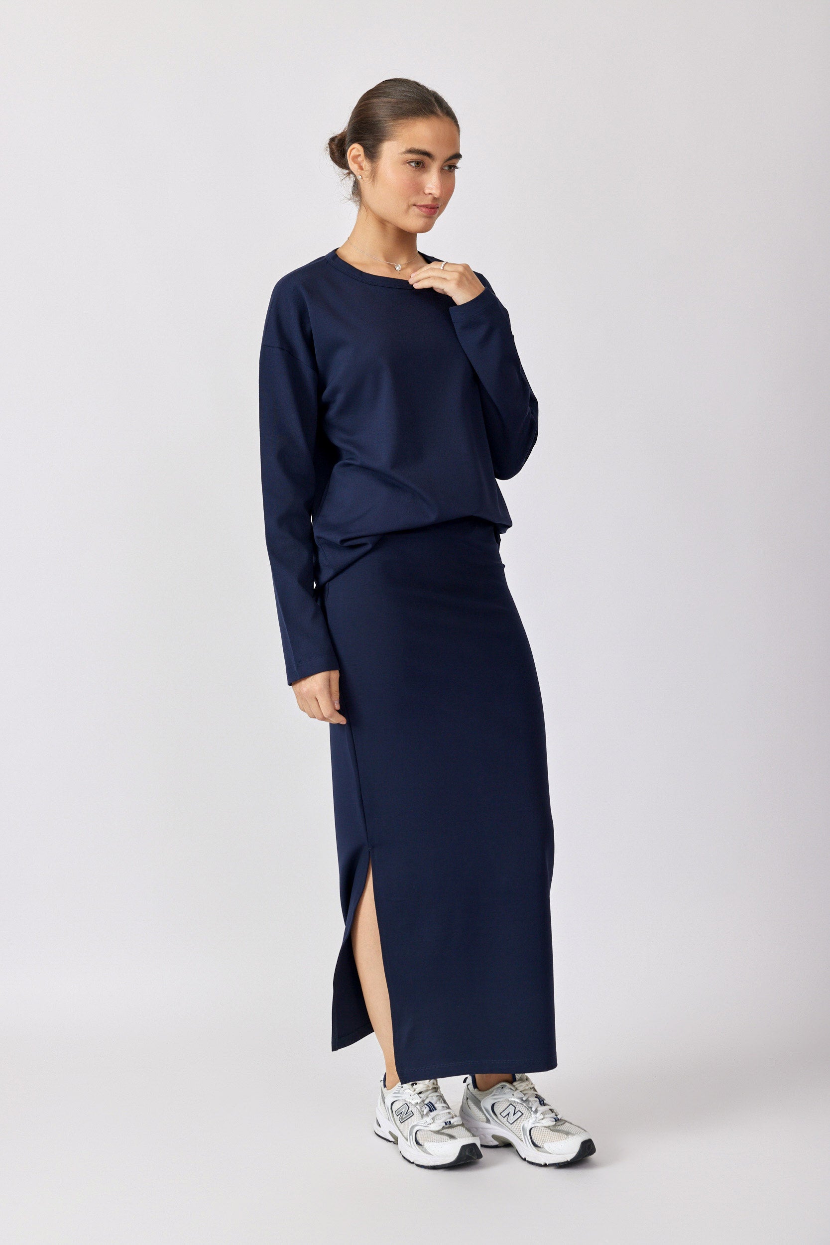 טישרט ביג ג'רסי שרוול ארוך