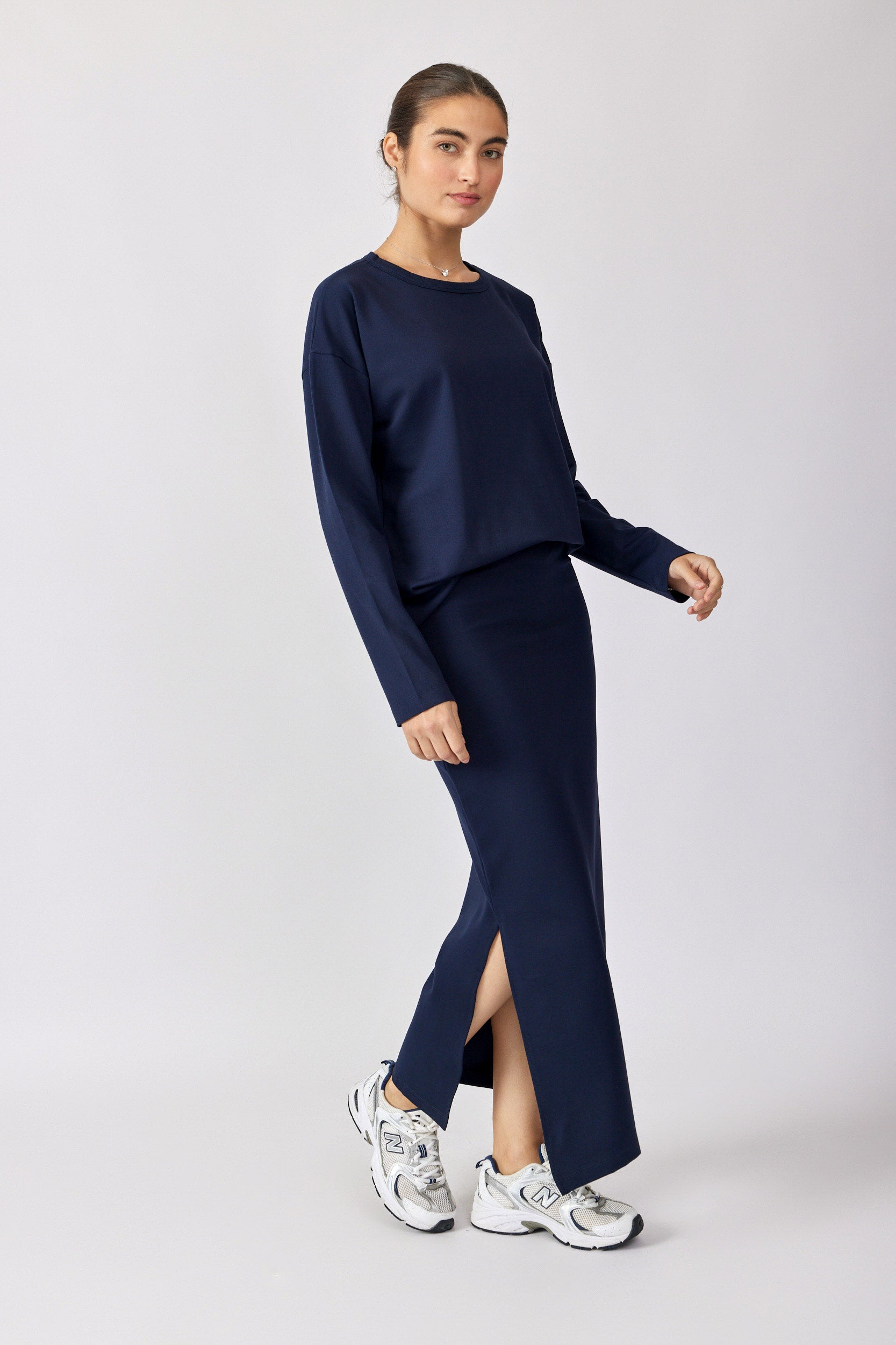 טישרט ביג ג'רסי שרוול ארוך