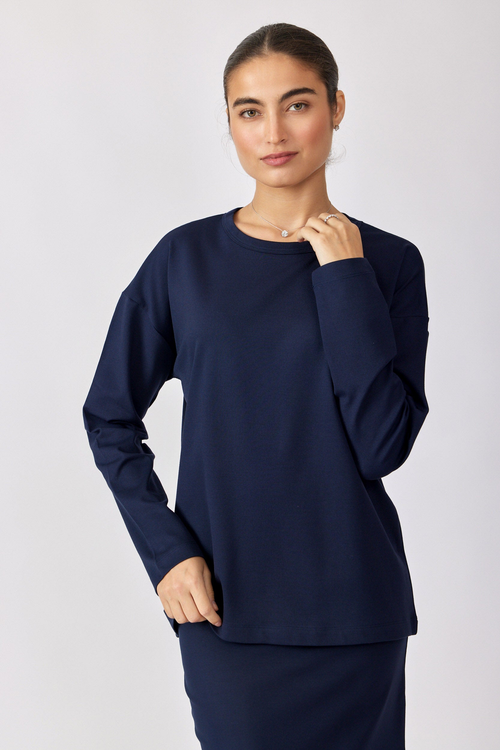 טישרט ביג ג'רסי שרוול ארוך