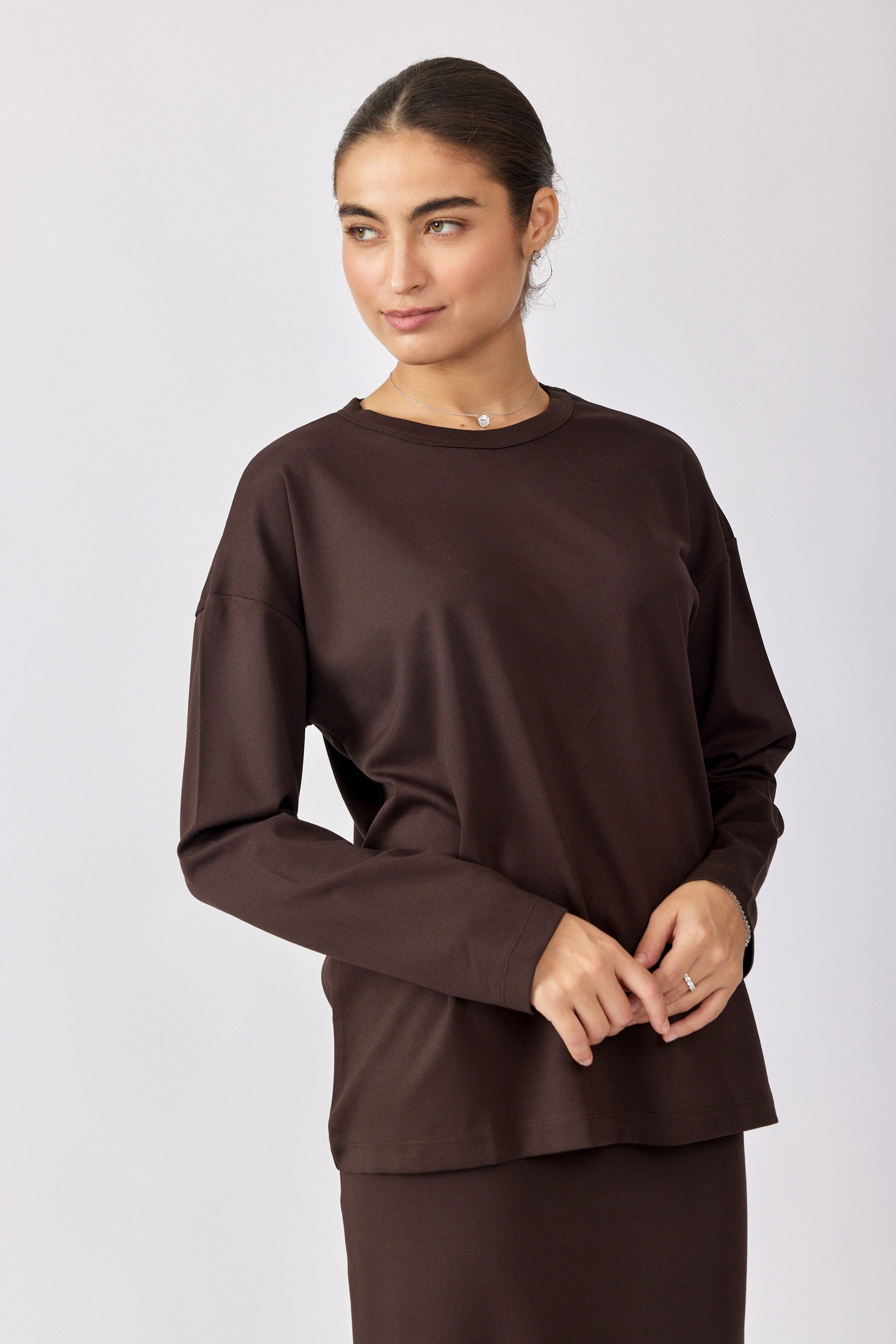 טישרט ביג ג'רסי שרוול ארוך