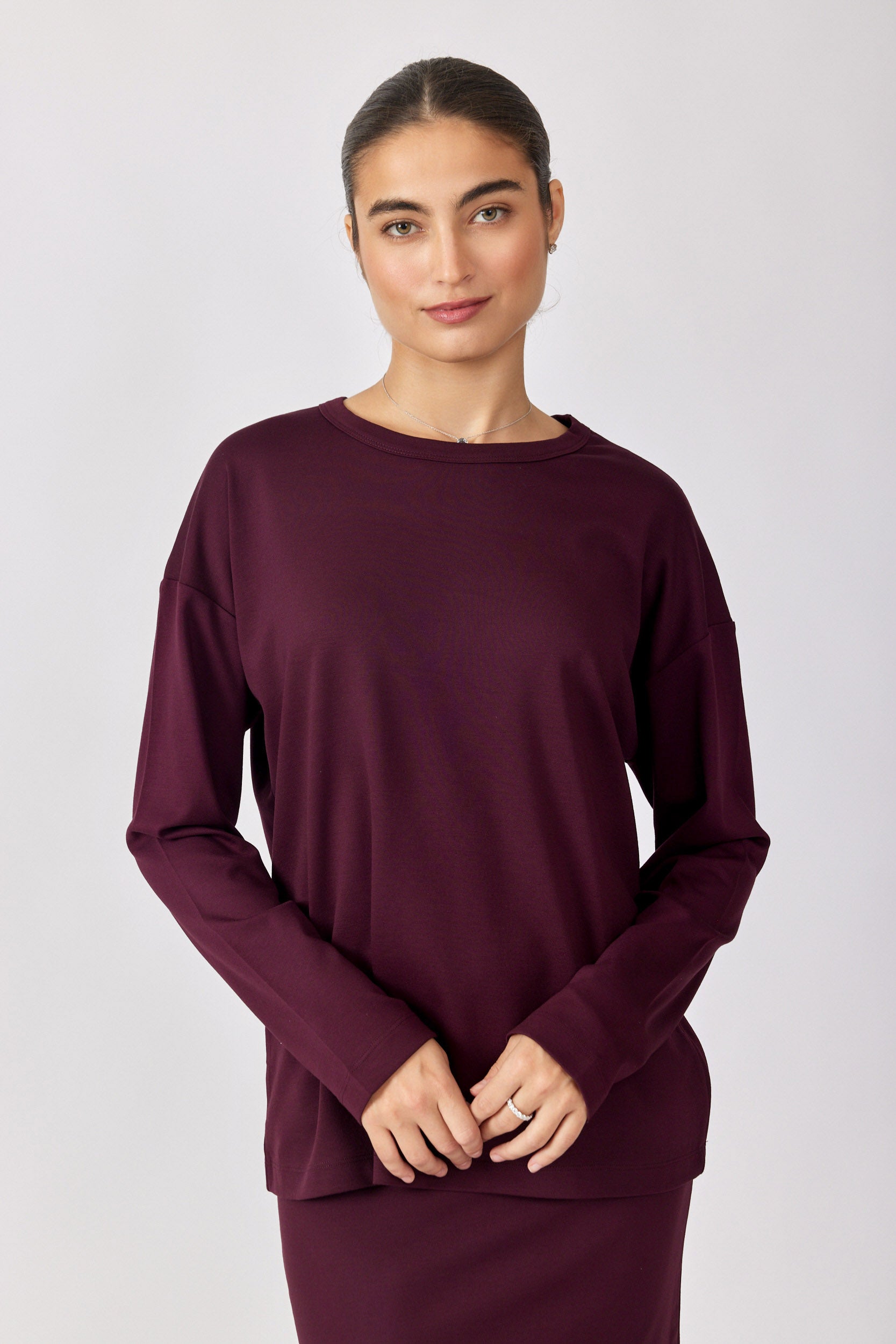 טישרט ביג ג'רסי שרוול ארוך