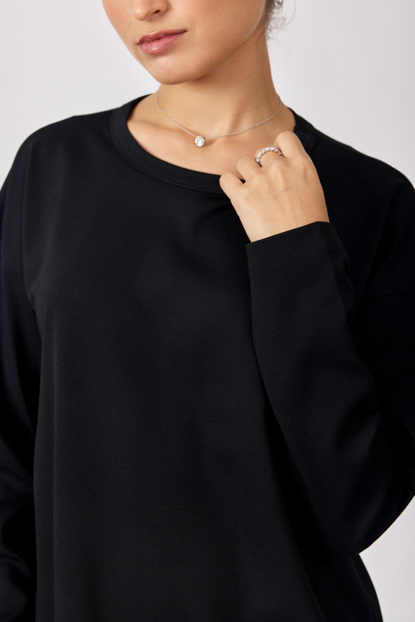 טישרט ביג ג'רסי שרוול ארוך