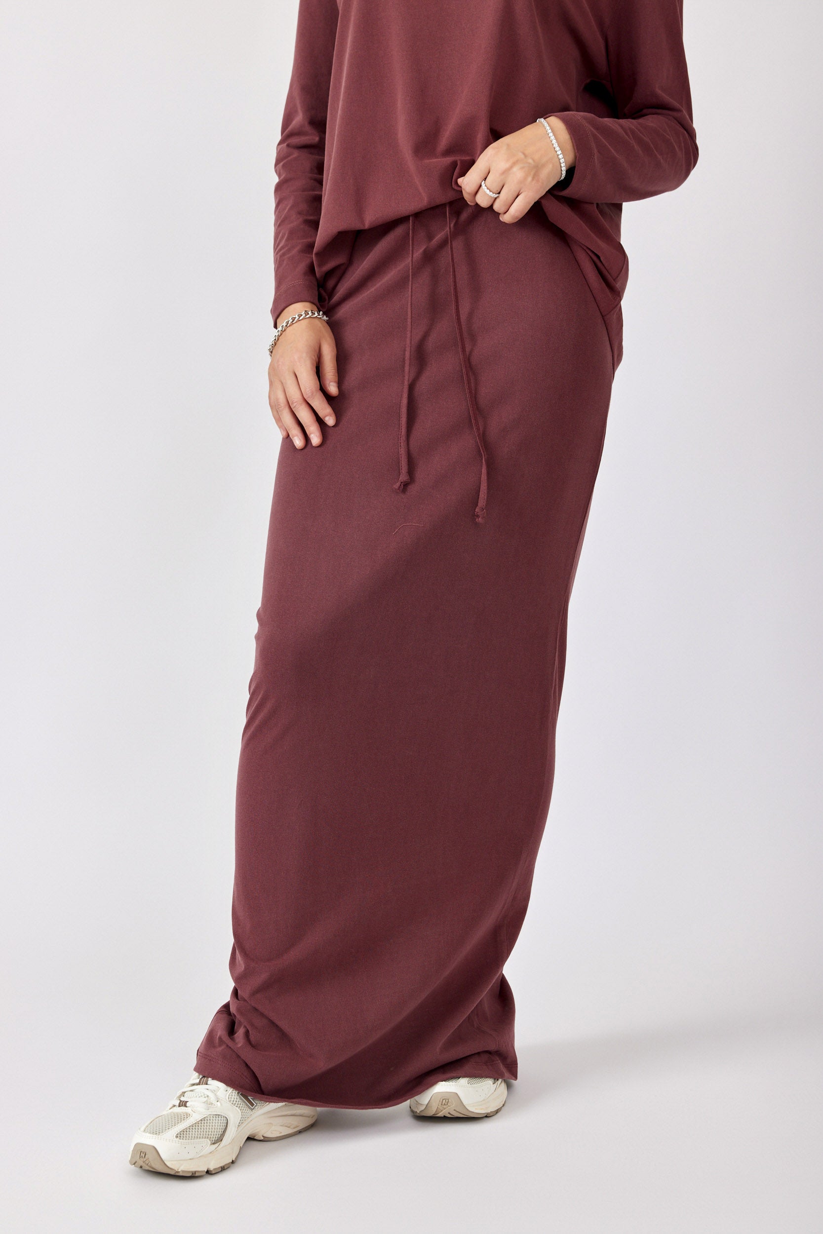 חצאית פיגמנט מקסי