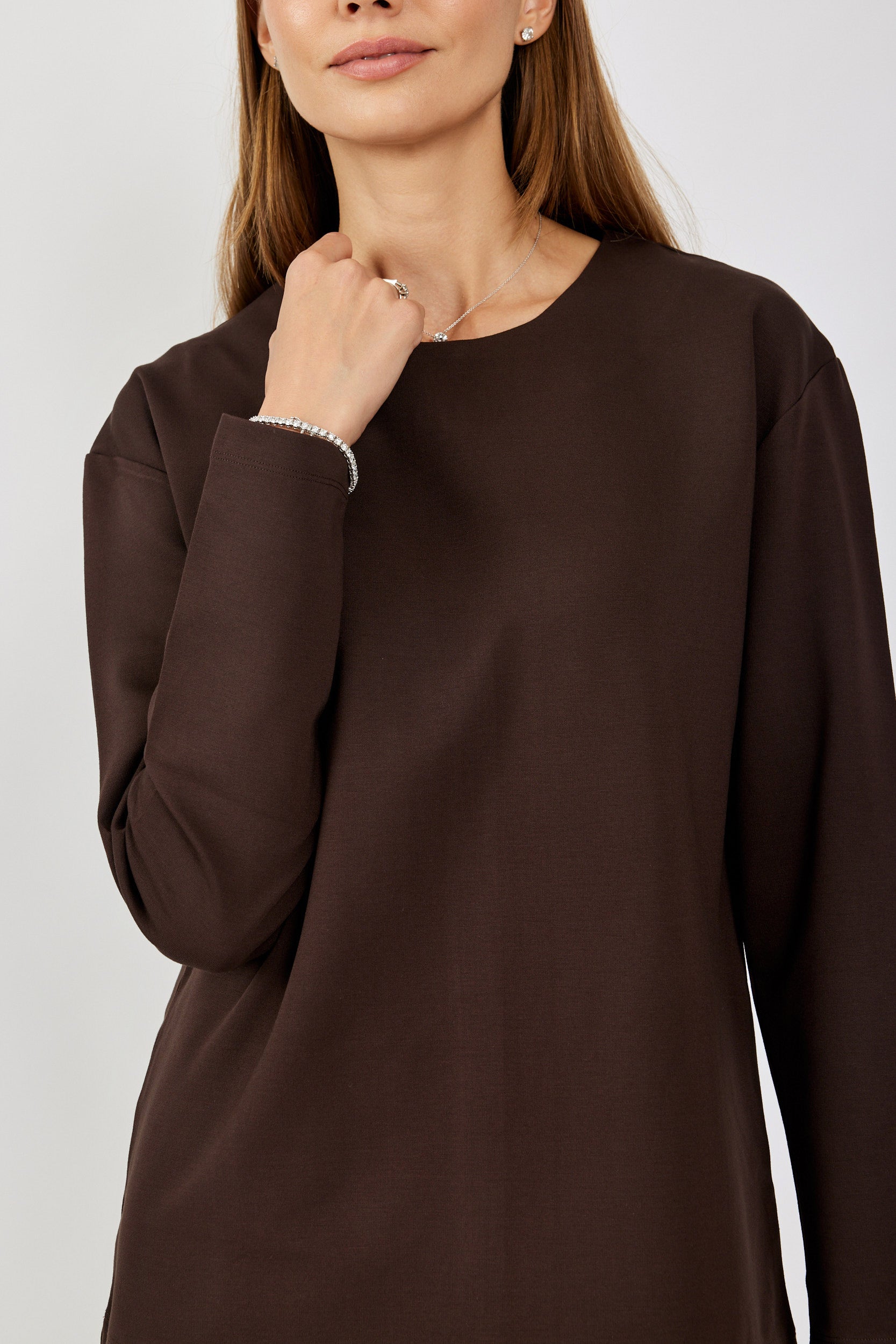 טישרט ג'רסי אלגנט שרוול ארוך