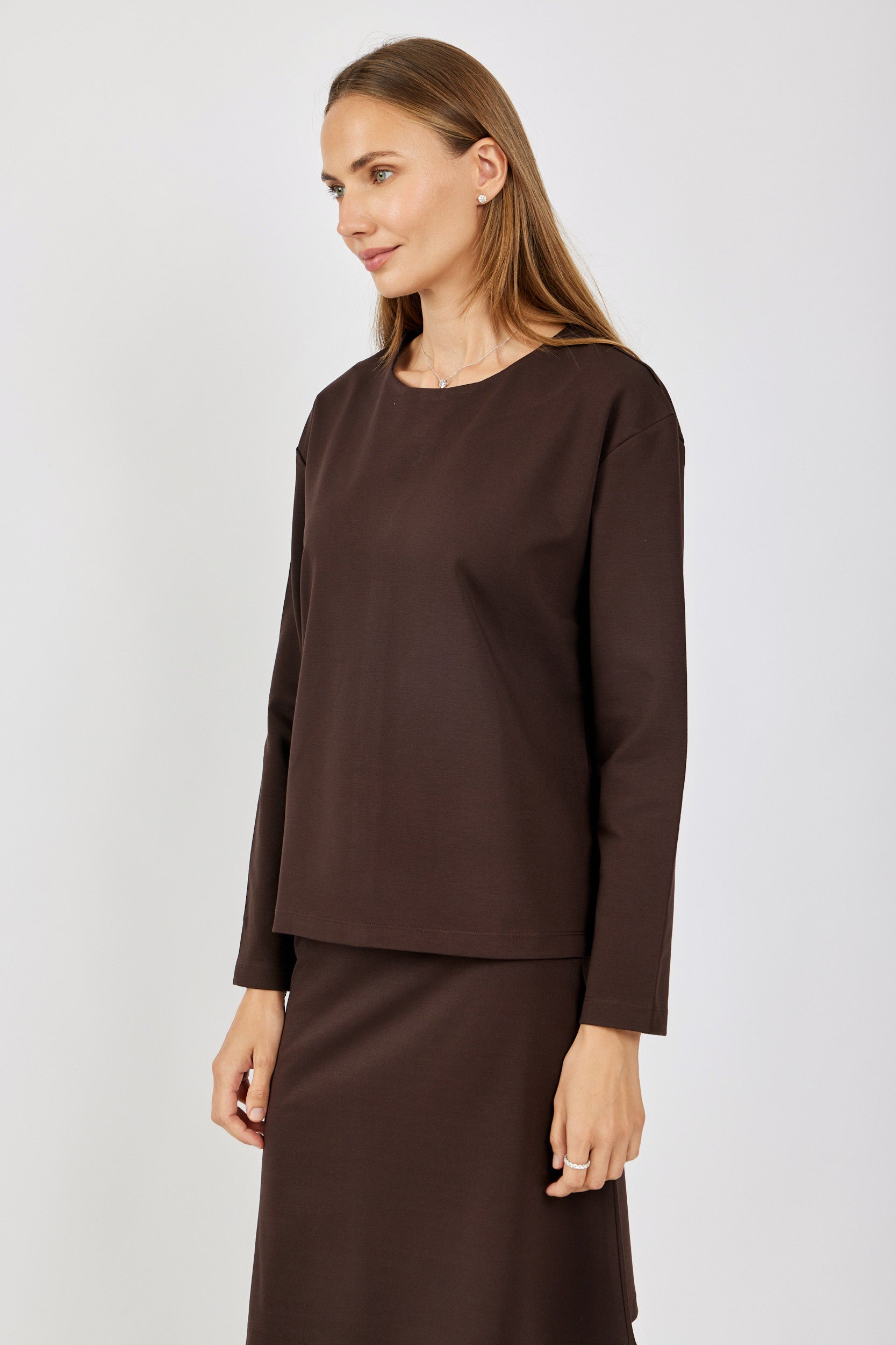 טישרט ג'רסי אלגנט שרוול ארוך