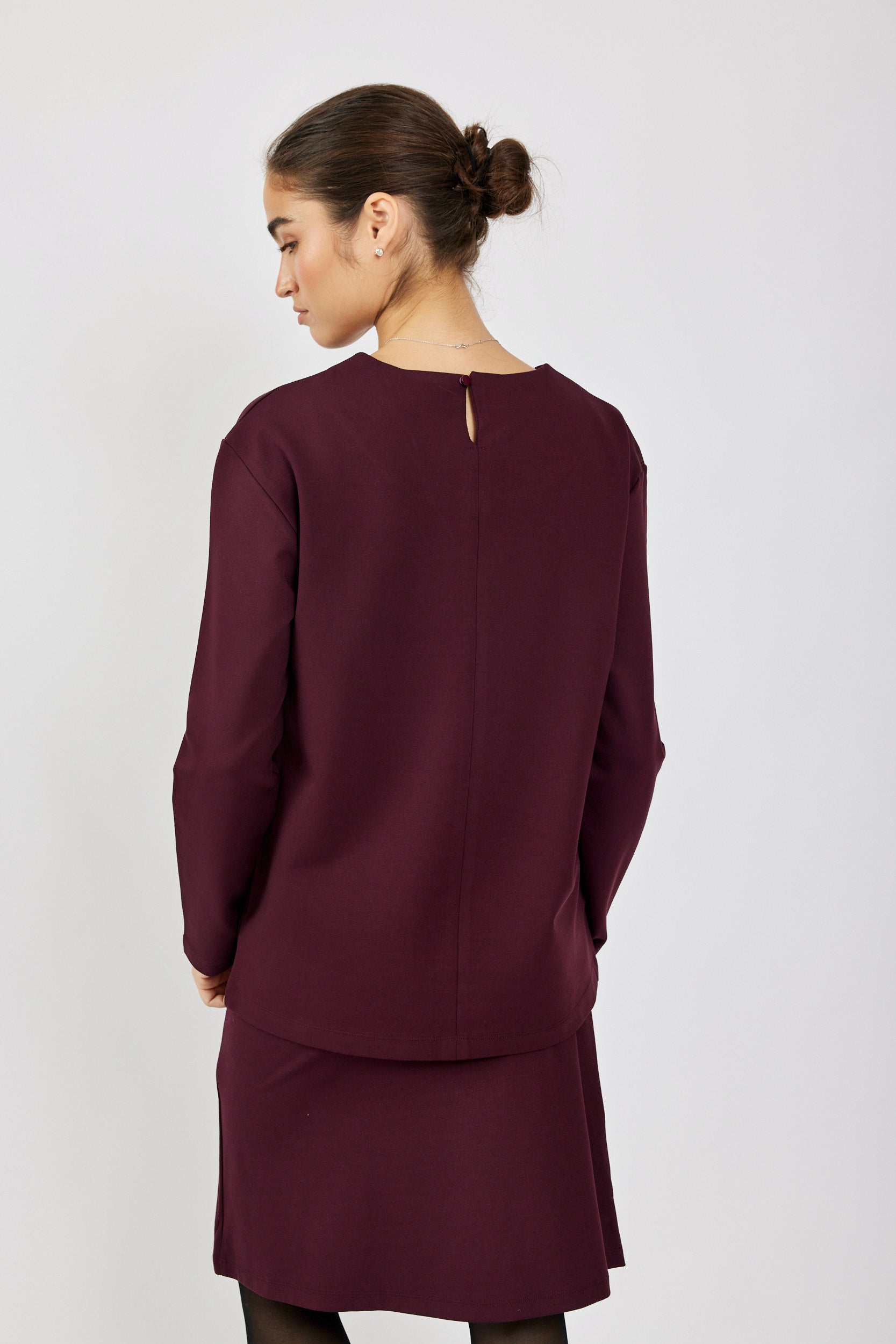 טישרט ג'רסי אלגנט שרוול ארוך