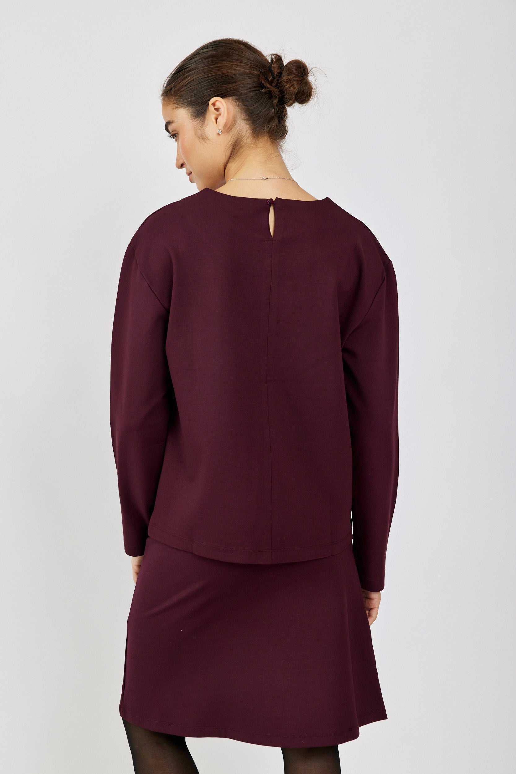 טישרט ג'רסי אלגנט שרוול ארוך