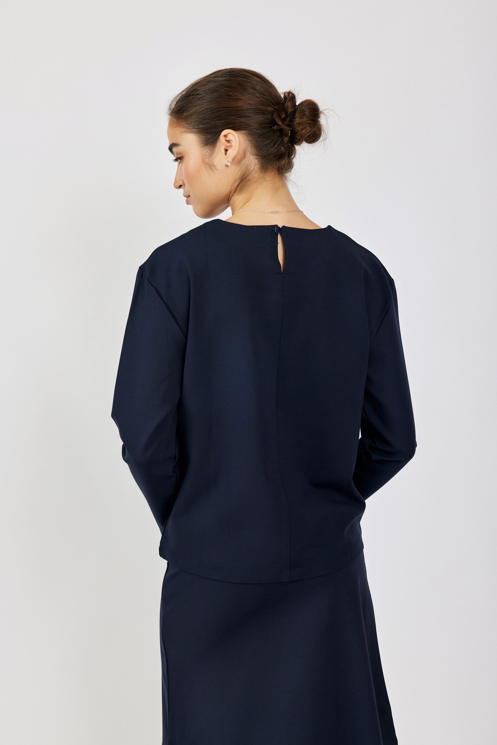 טישרט ג'רסי אלגנט שרוול ארוך