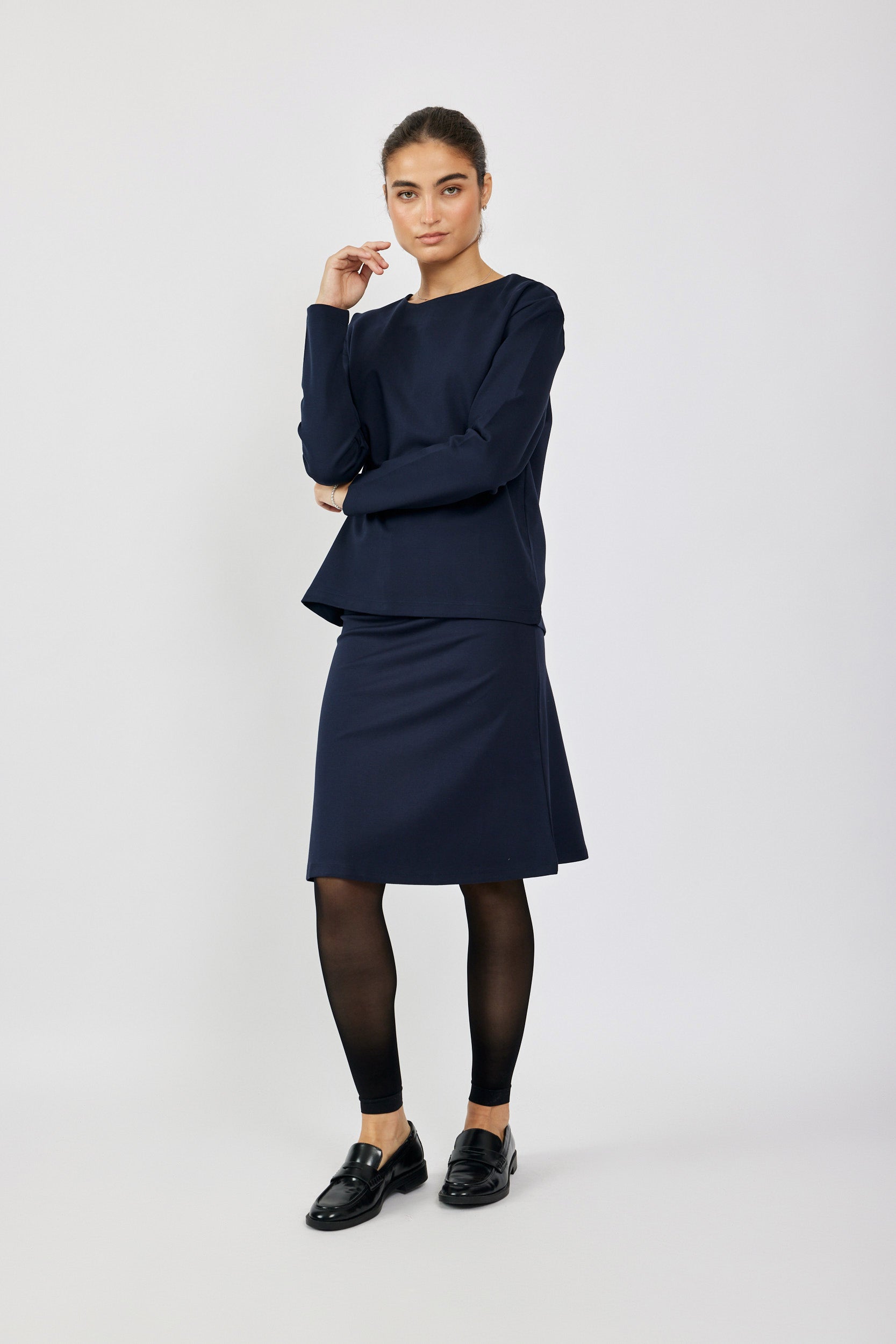 טישרט ג'רסי אלגנט שרוול ארוך