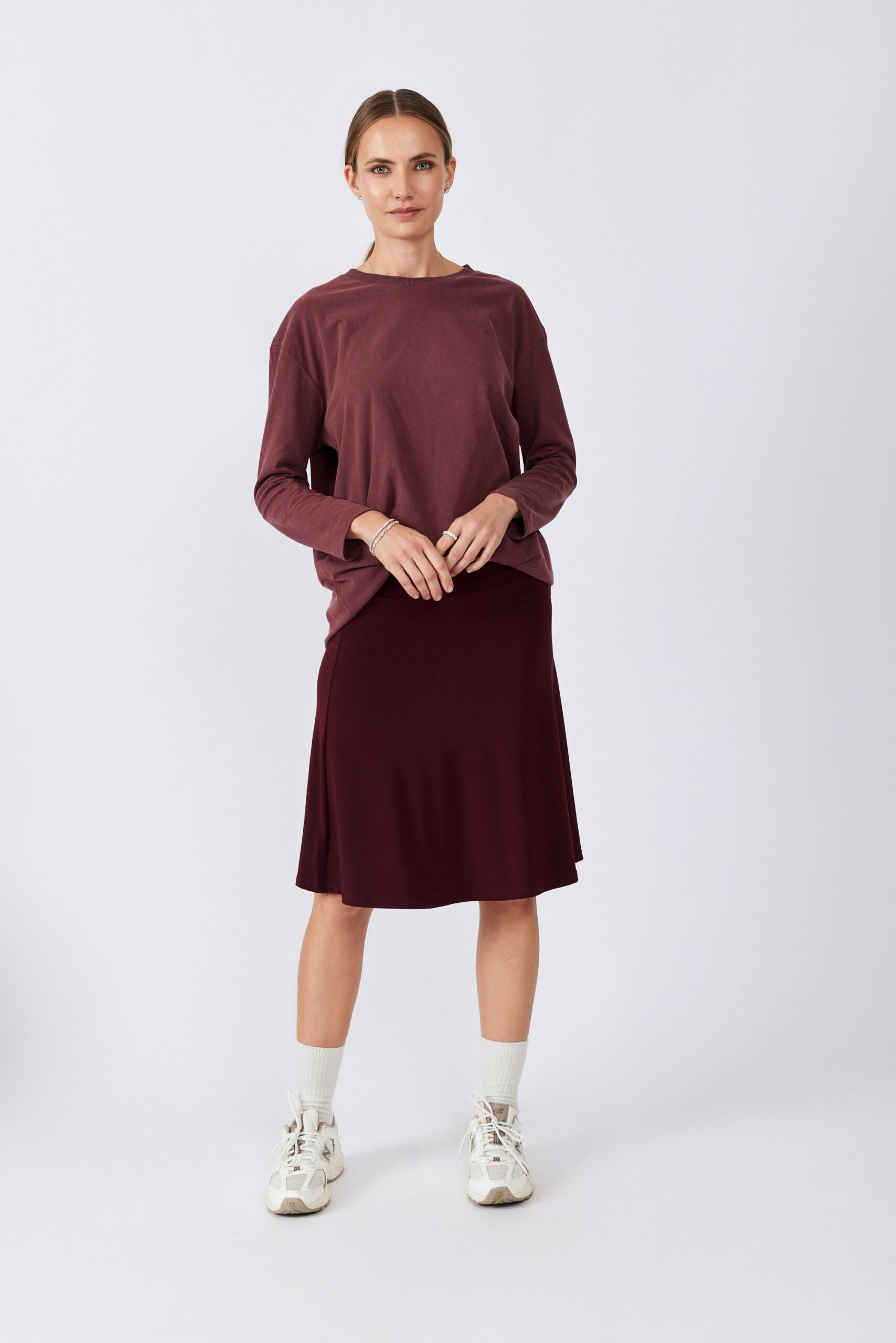 חצאית נאון קצרה גזרת A