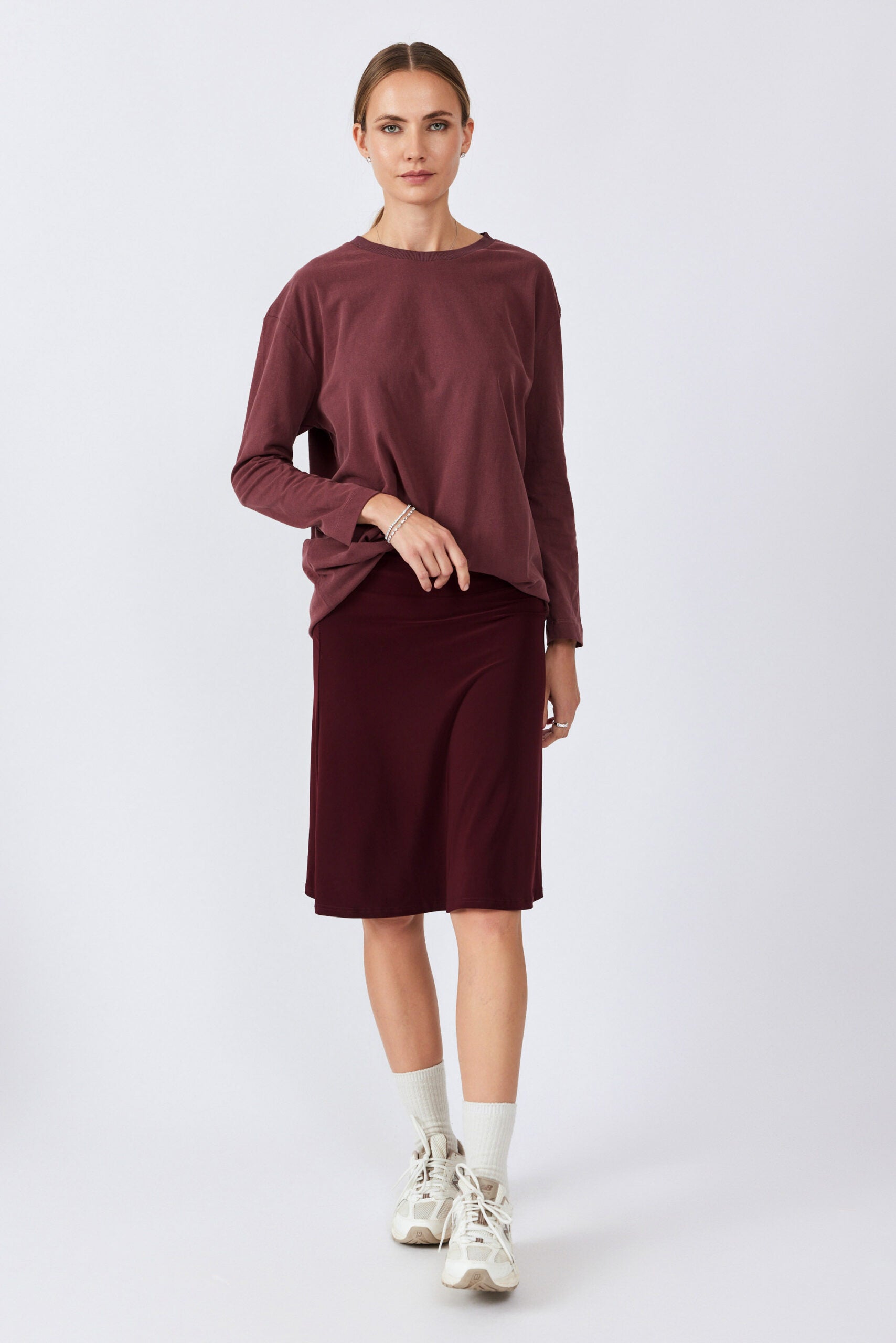 חצאית נאון קצרה גזרת A