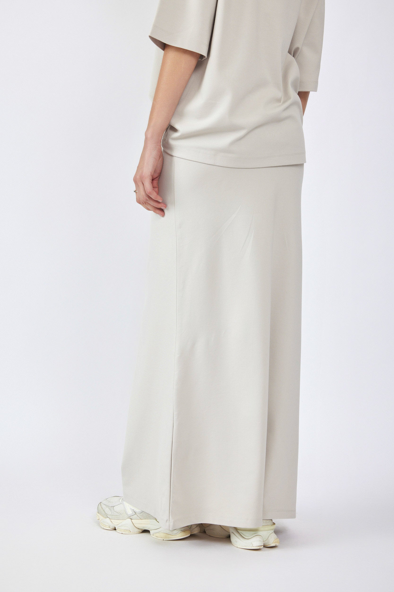 חצאית ג'רסי מקסי + שרוך