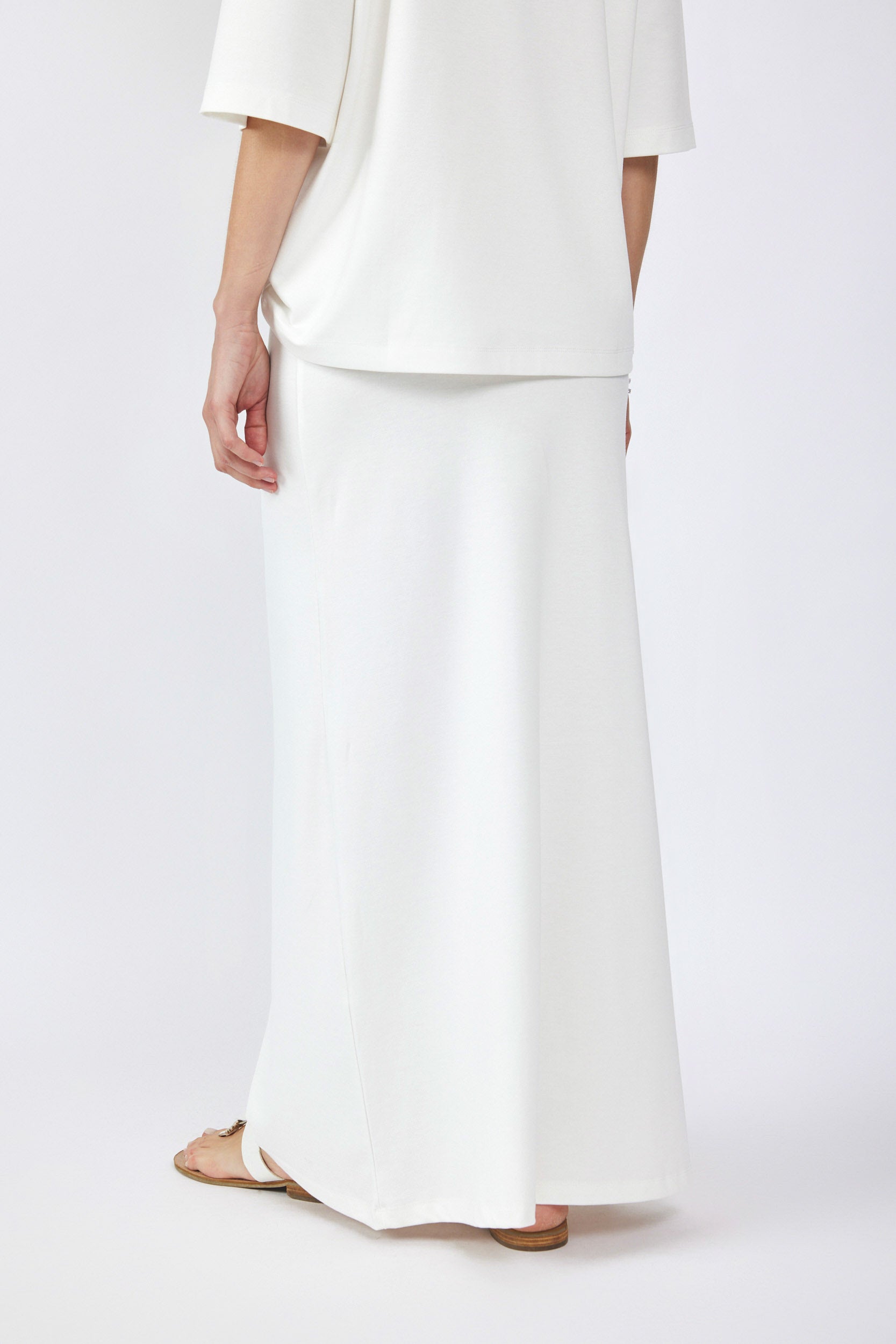 חצאית ג'רסי מקסי + שרוך