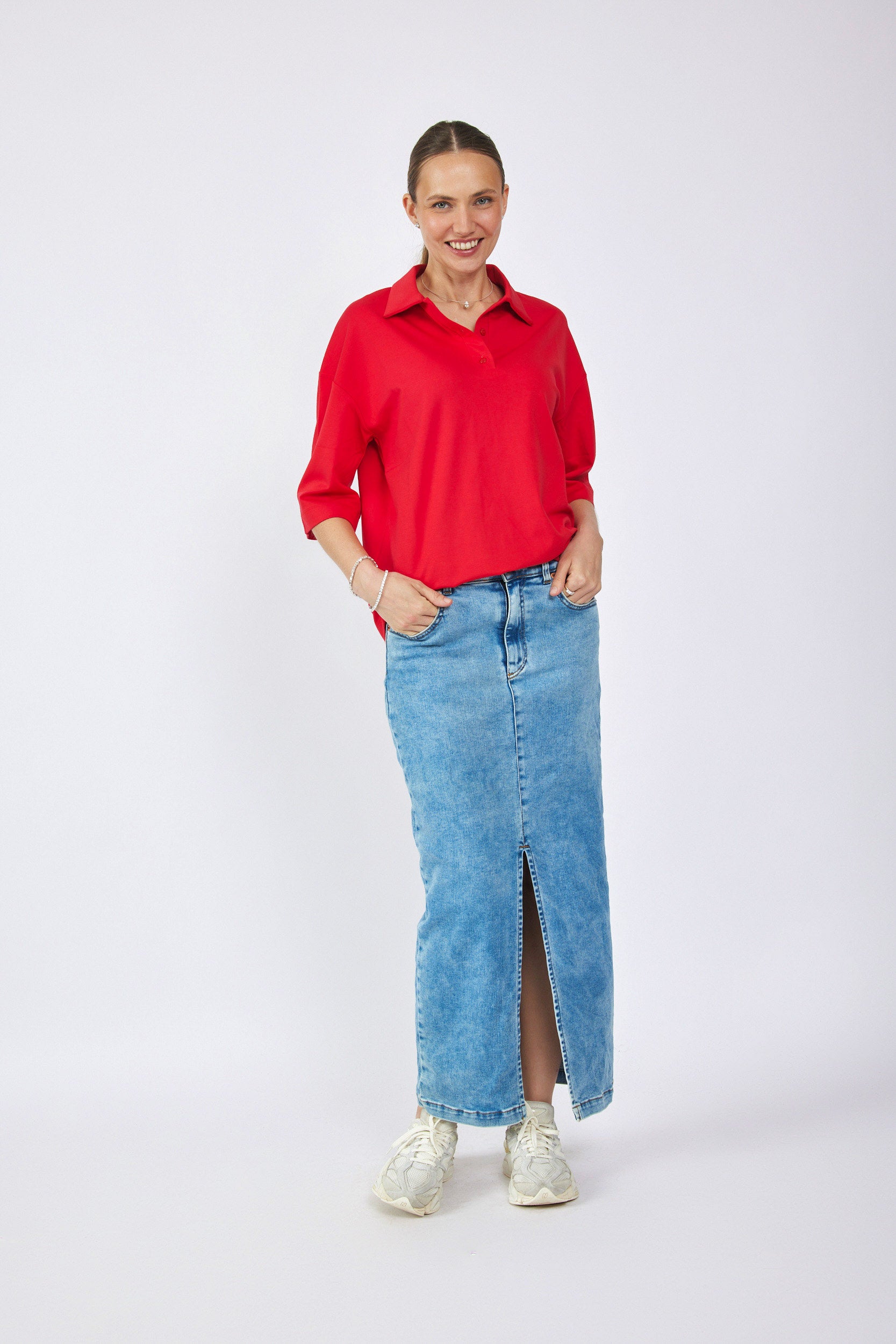 חולצת פולו ביג ג'רסי