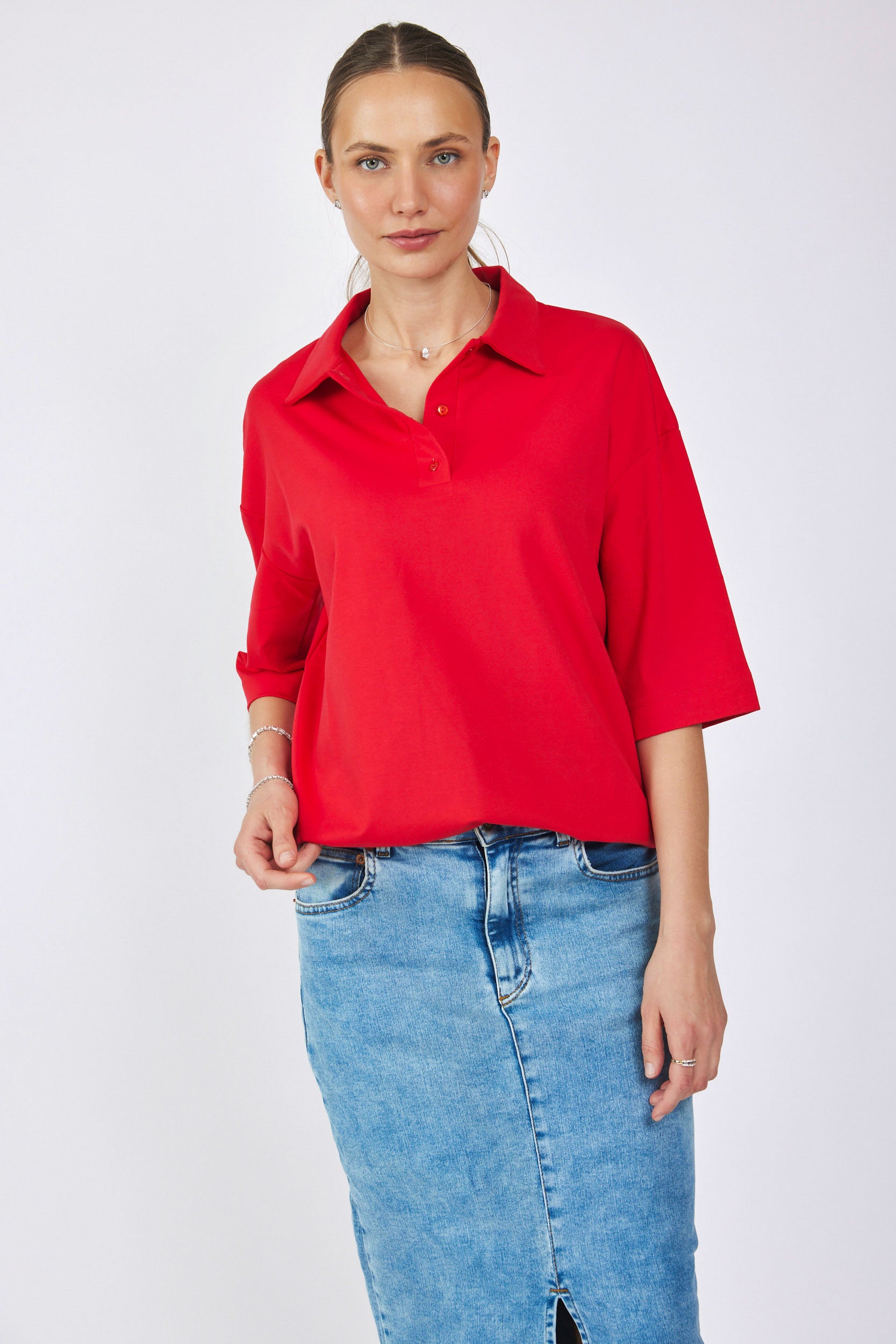 חולצת פולו ביג ג'רסי