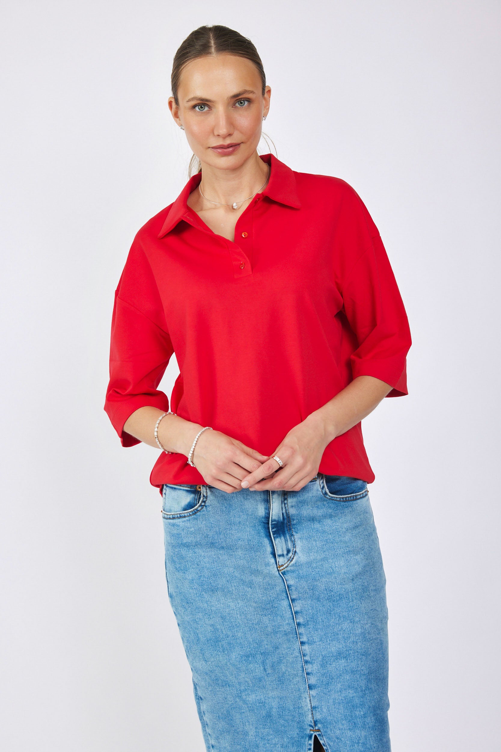 חולצת פולו ביג ג'רסי