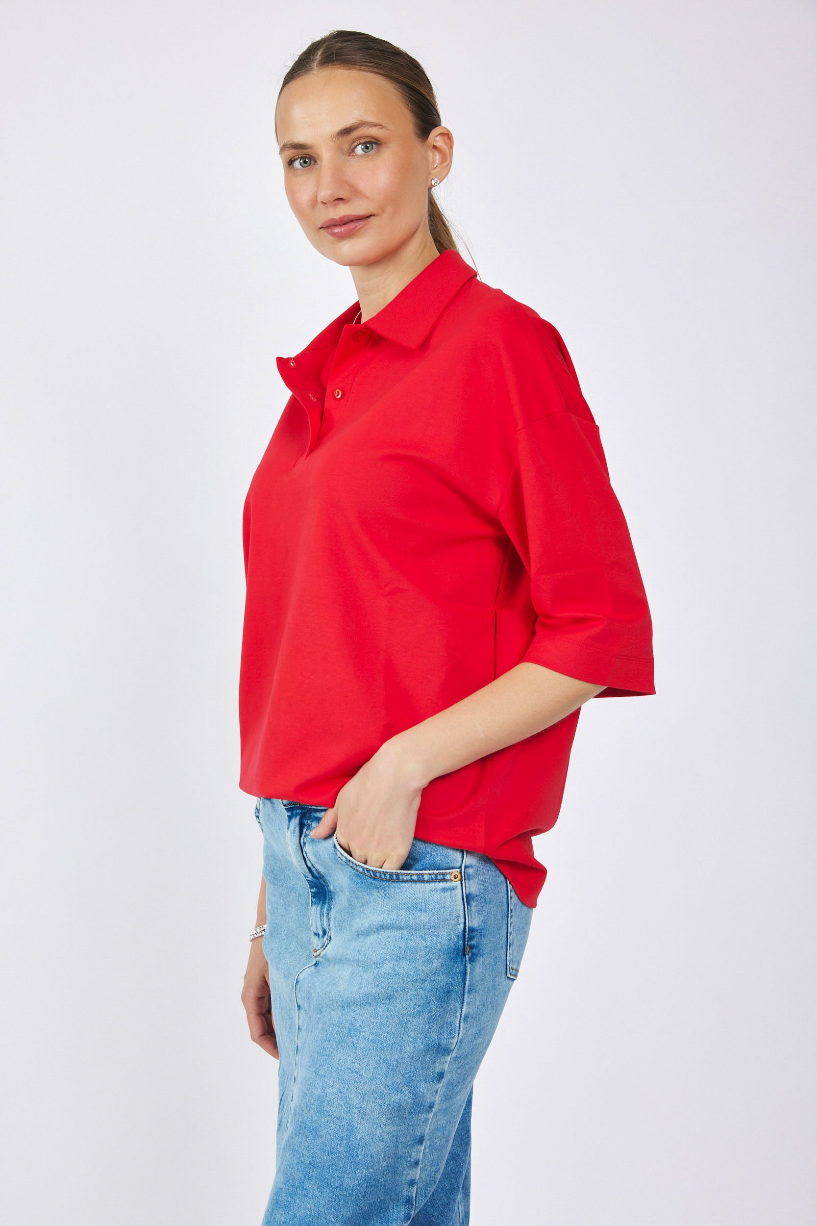 חולצת פולו ביג ג'רסי