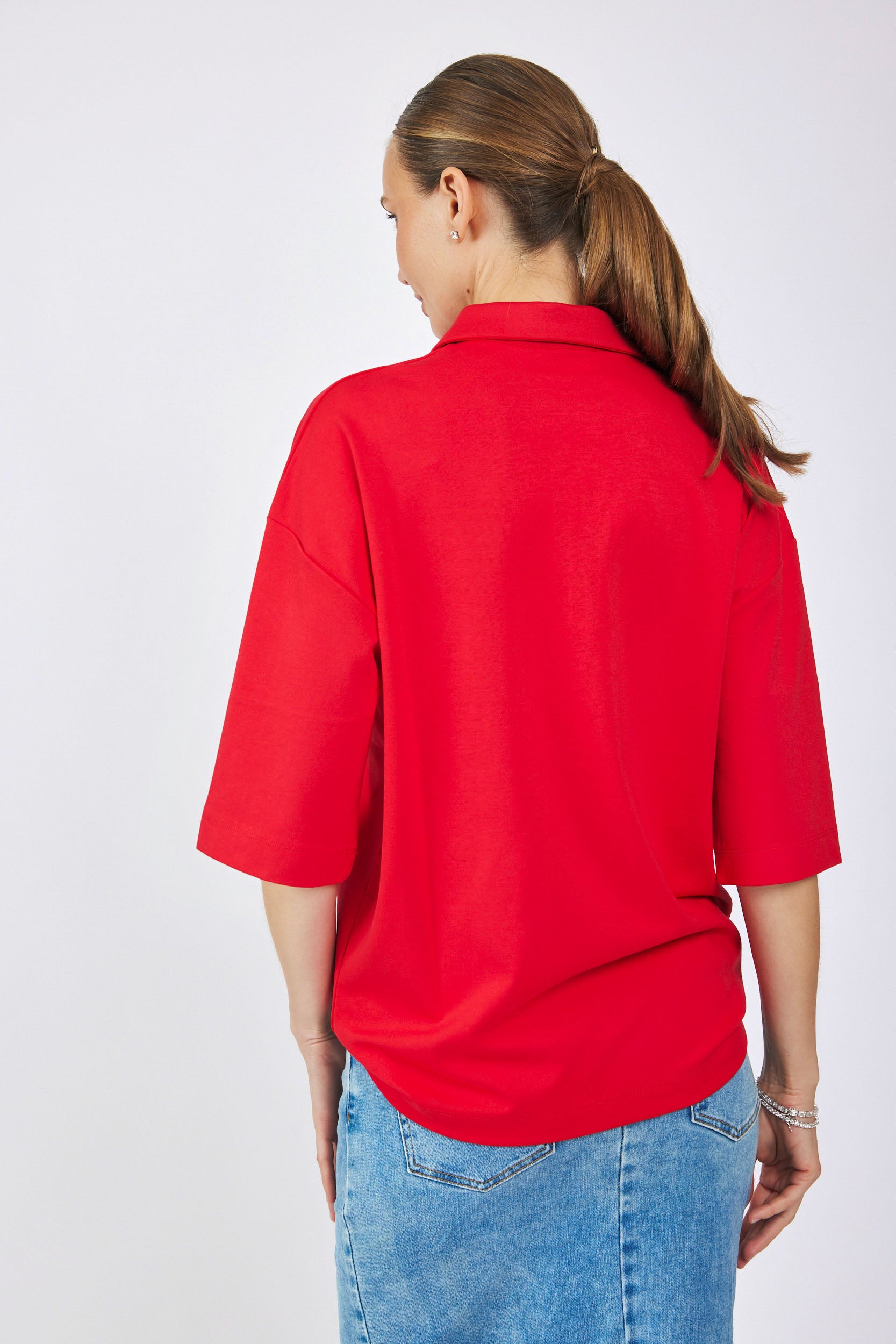 חולצת פולו ביג ג'רסי