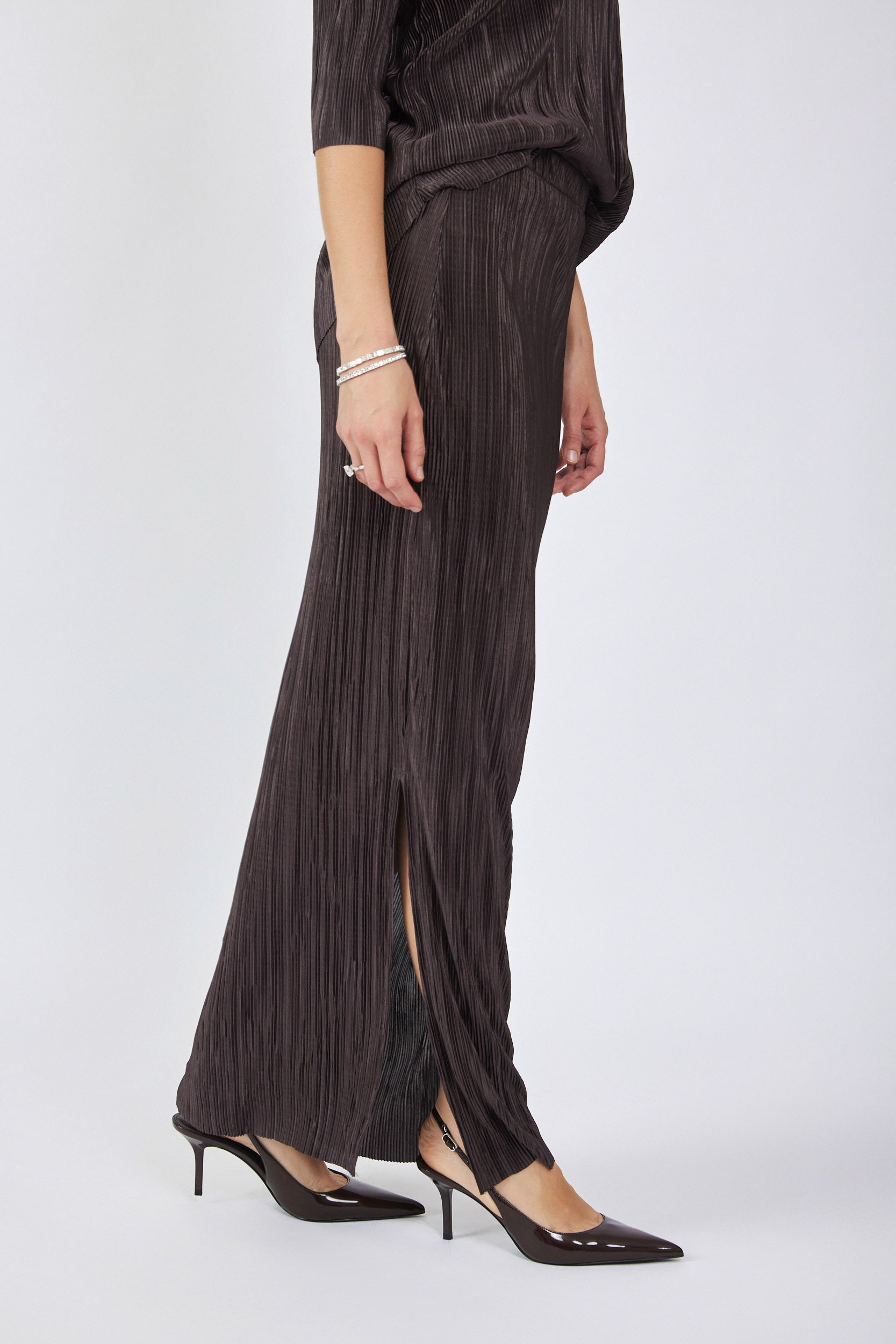 חצאית פליסה מקסי