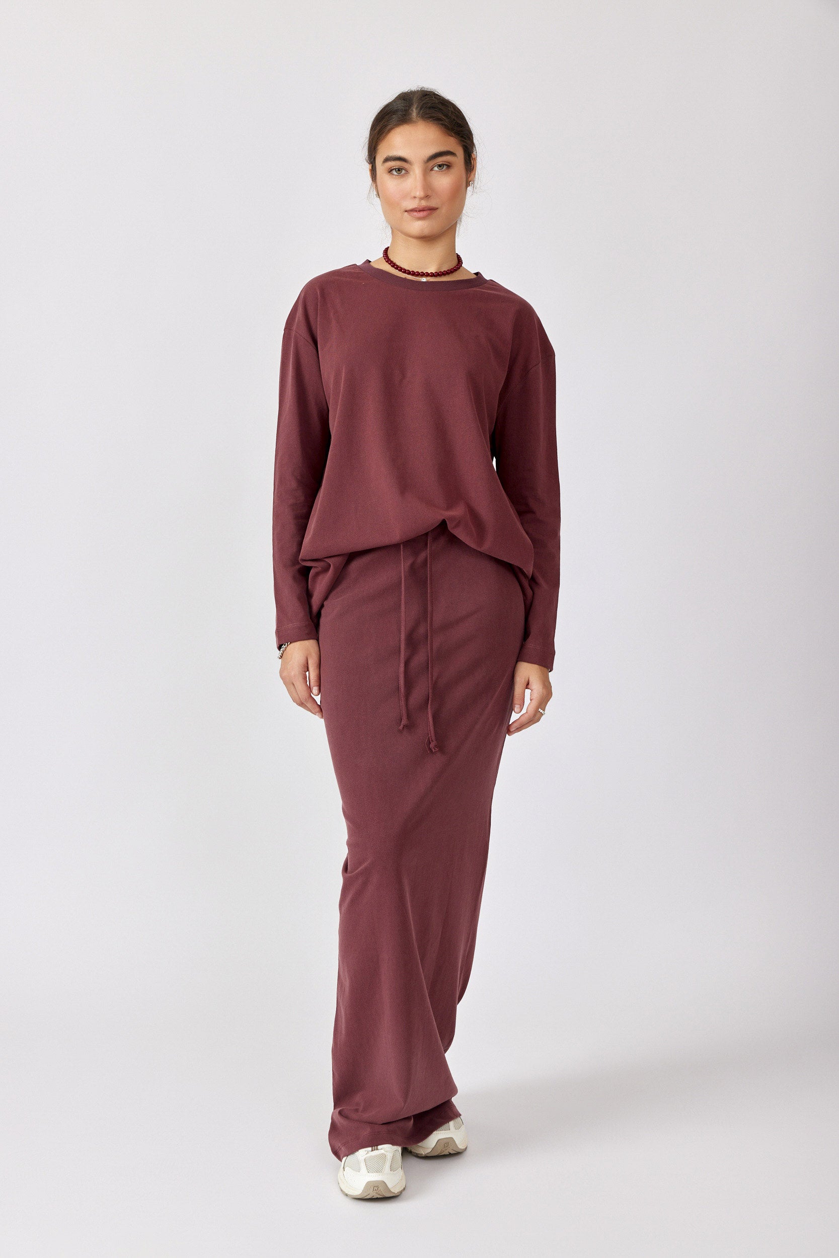 טישרט ניקי פיגמנט שרוול ארוך