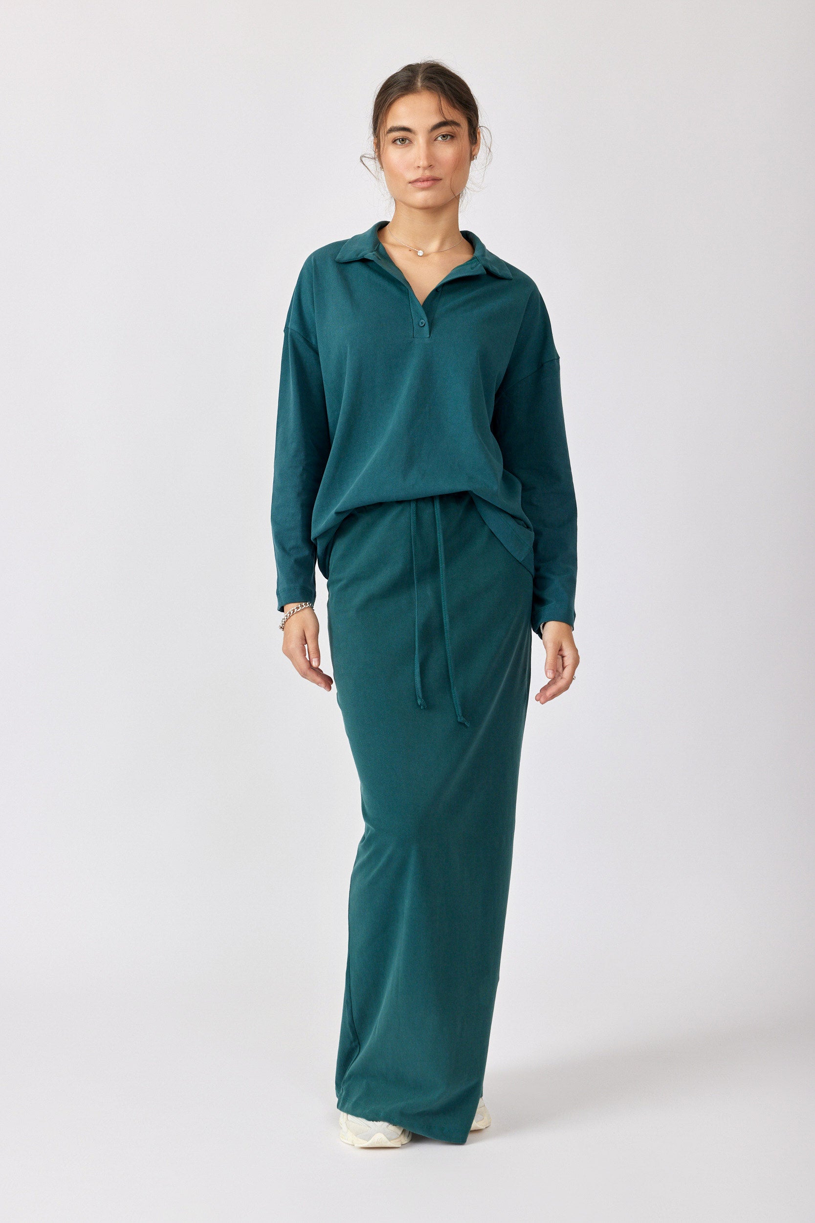 חצאית פיגמנט מקסי