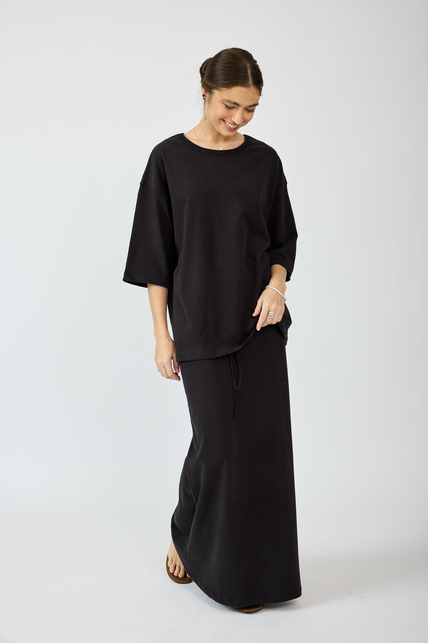 חצאית רוגבי מקסי