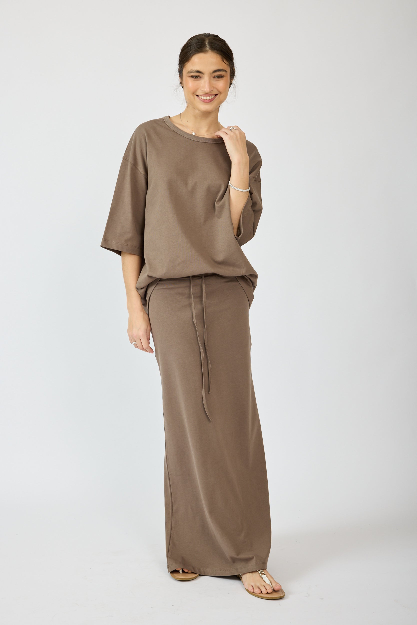 חצאית רוגבי מקסי