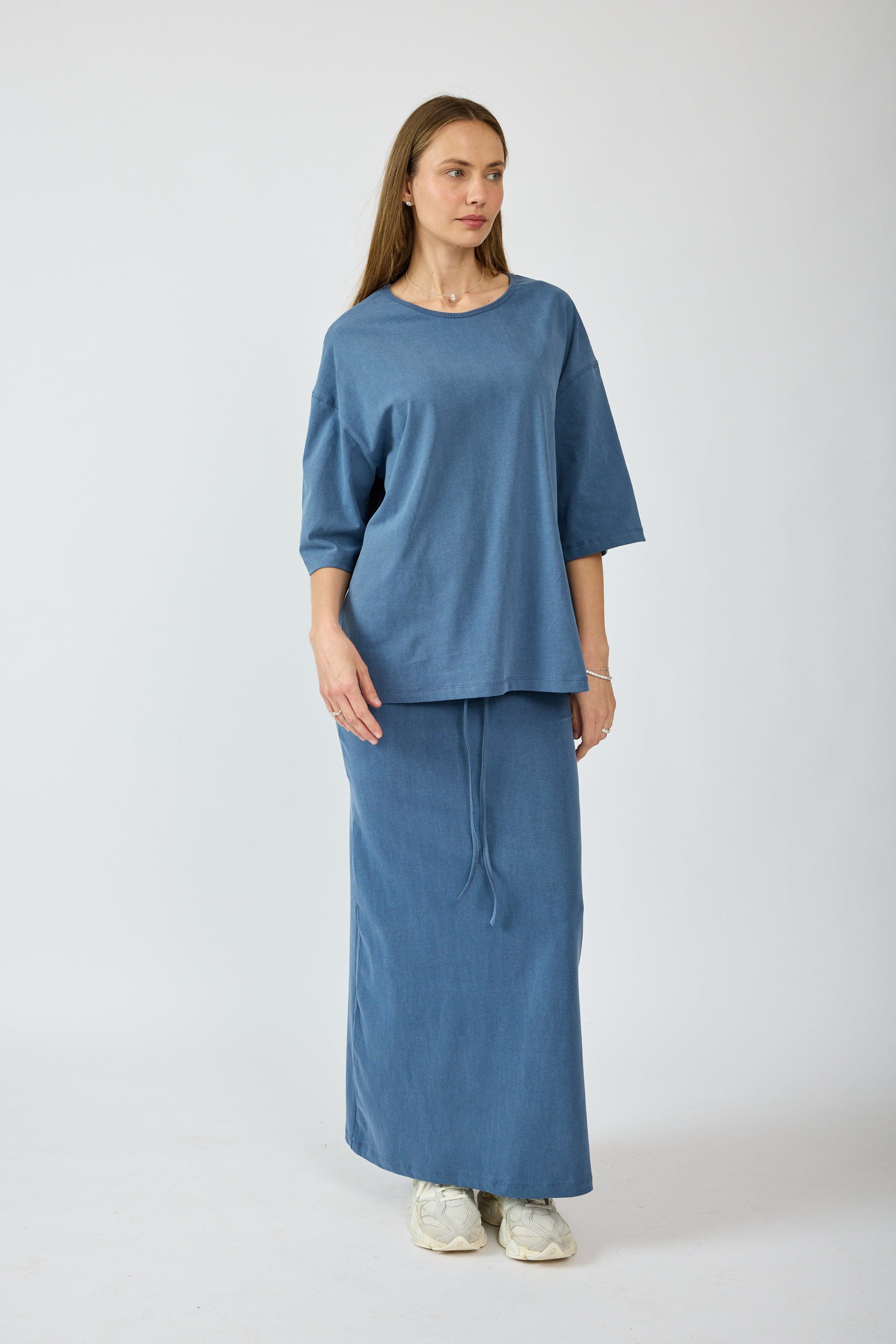 חצאית פיגמנט מקסי