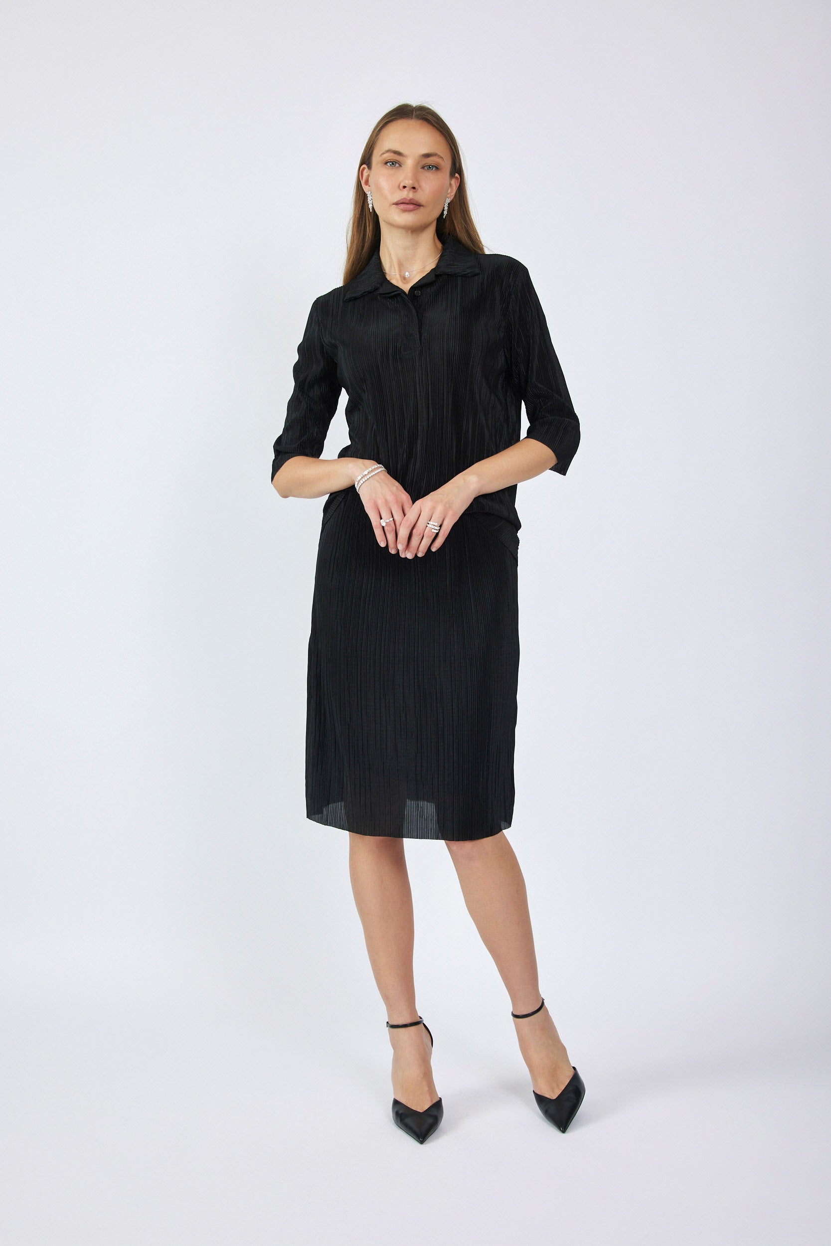 חצאית פליסה קצרה