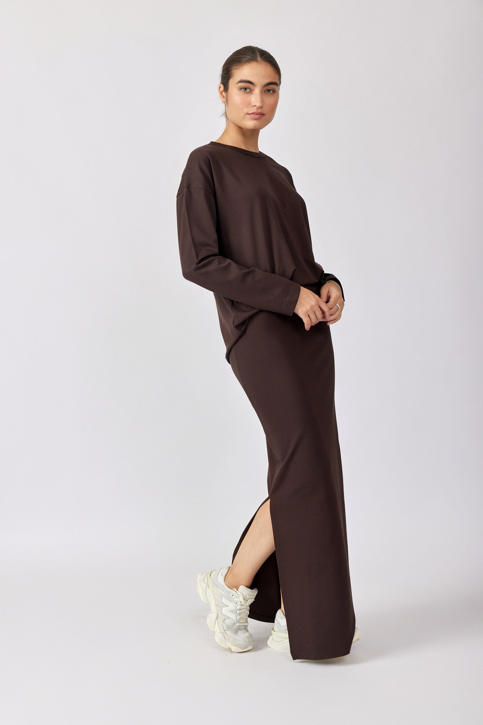 טישרט ביג ג'רסי שרוול ארוך