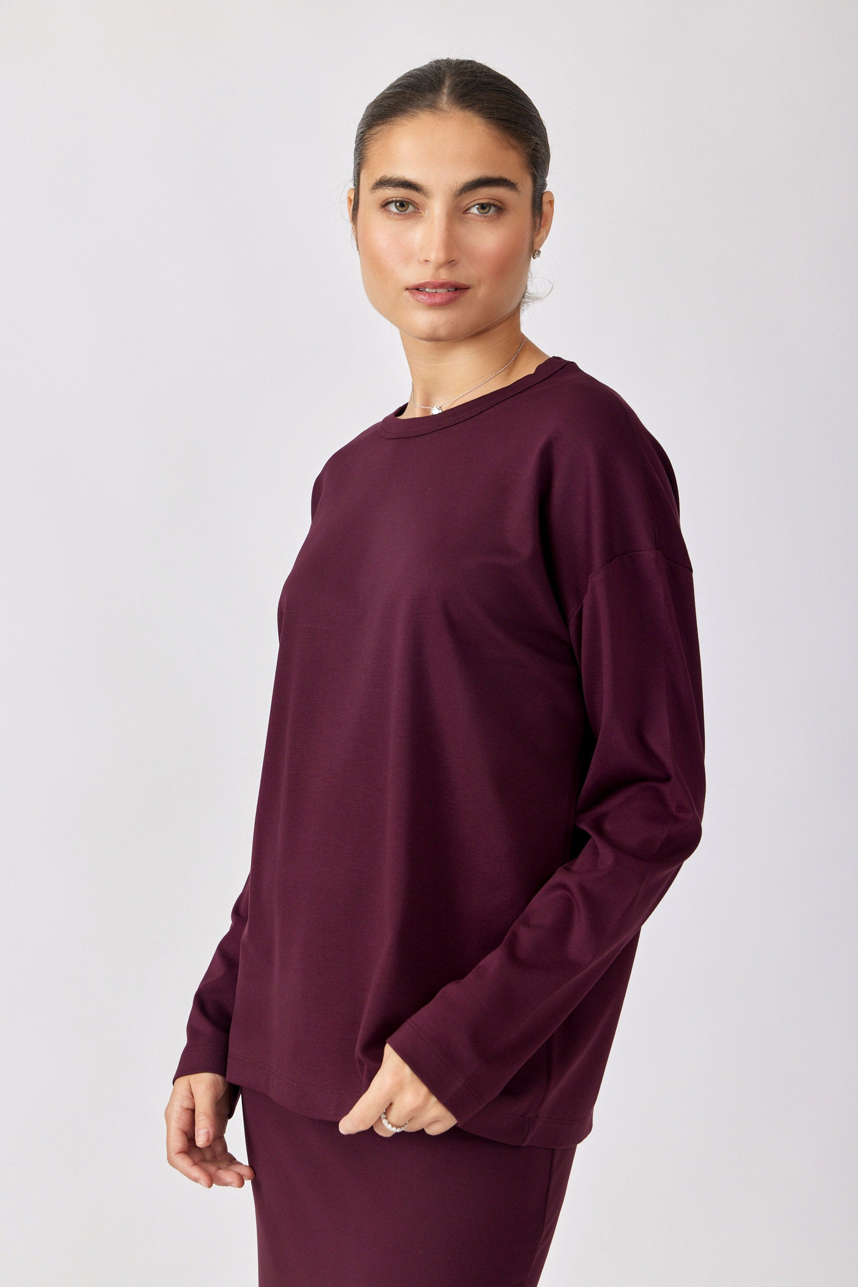 טישרט ביג ג'רסי שרוול ארוך