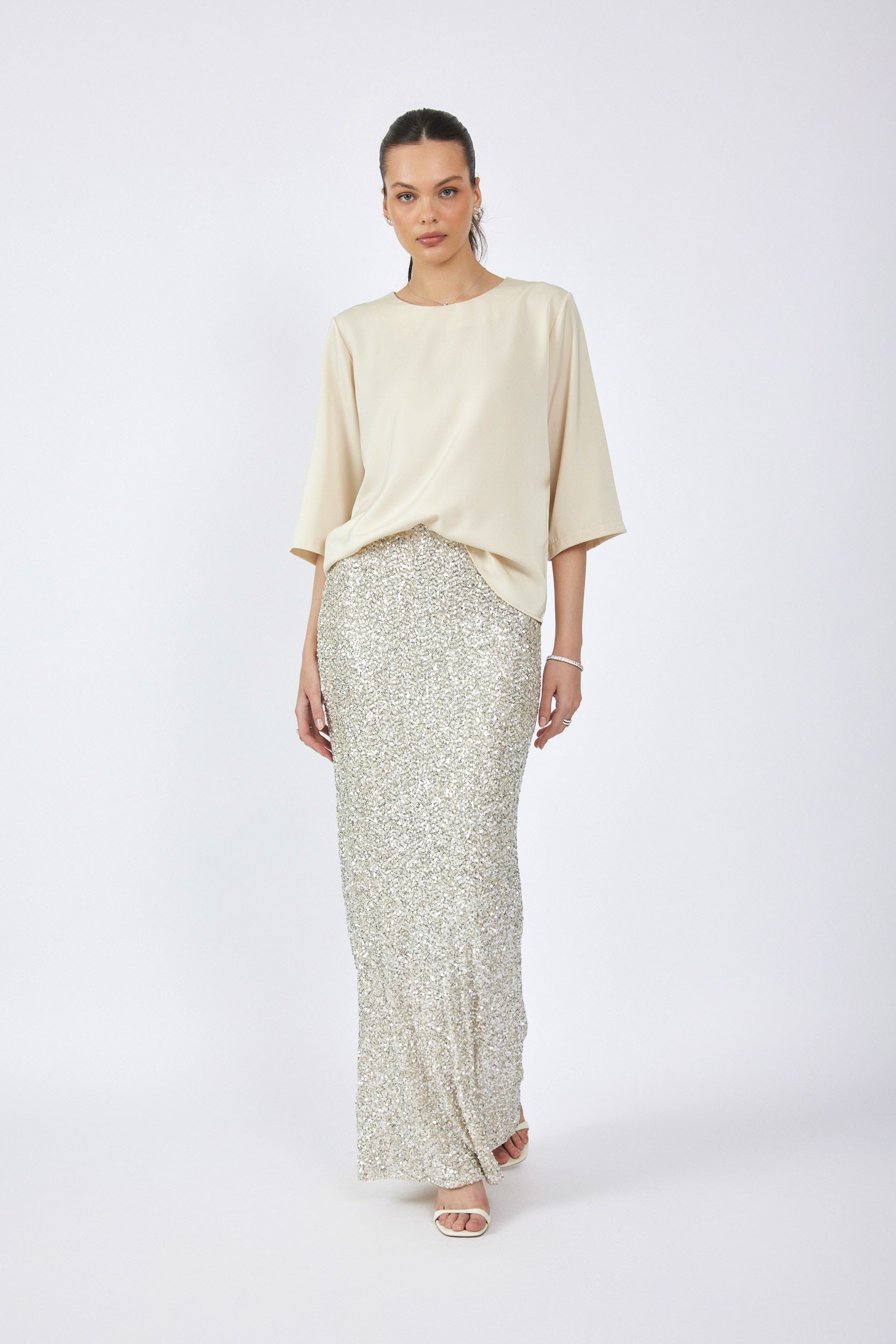 חצאית פייטים MAXI