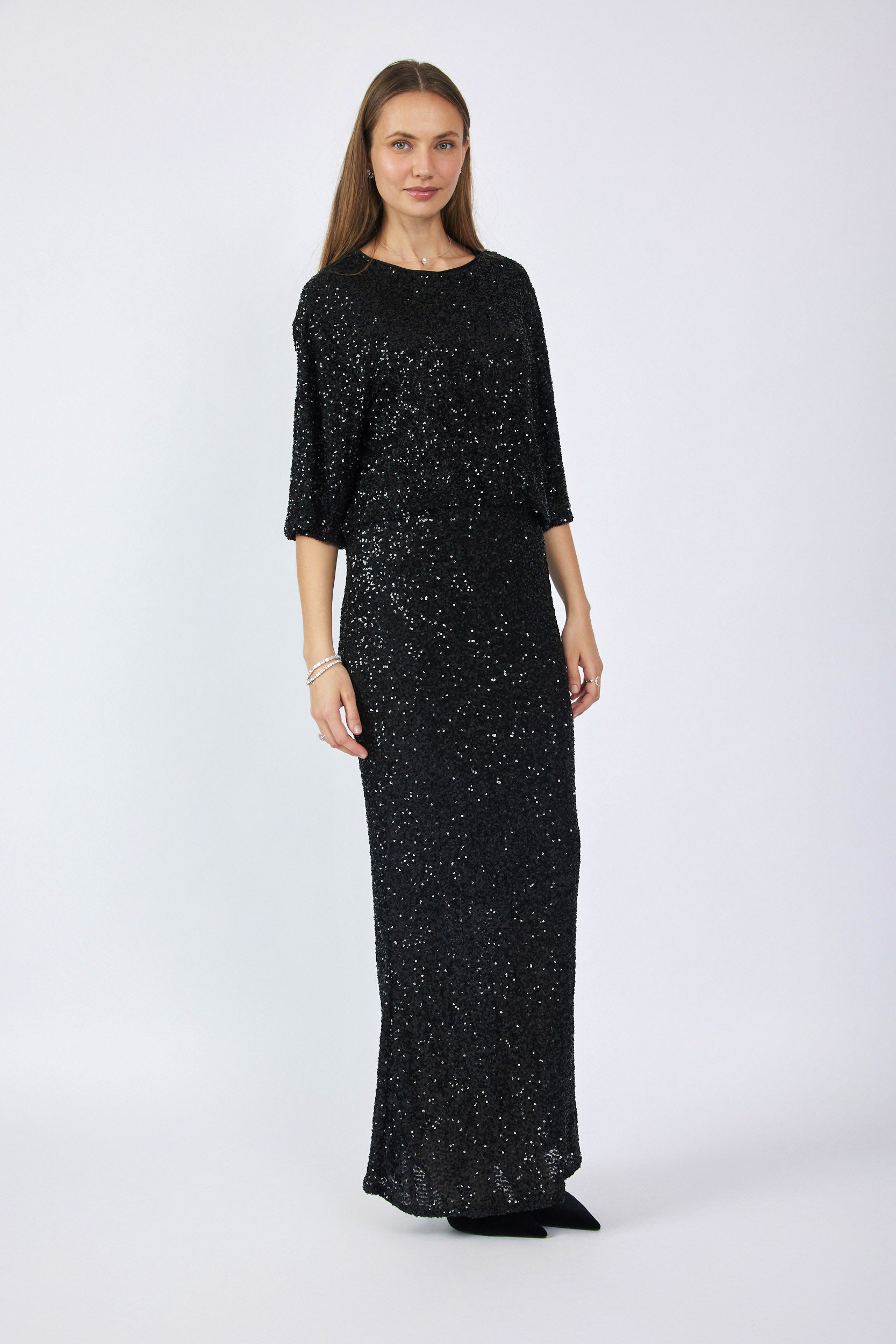 חצאית פייטים MAXI