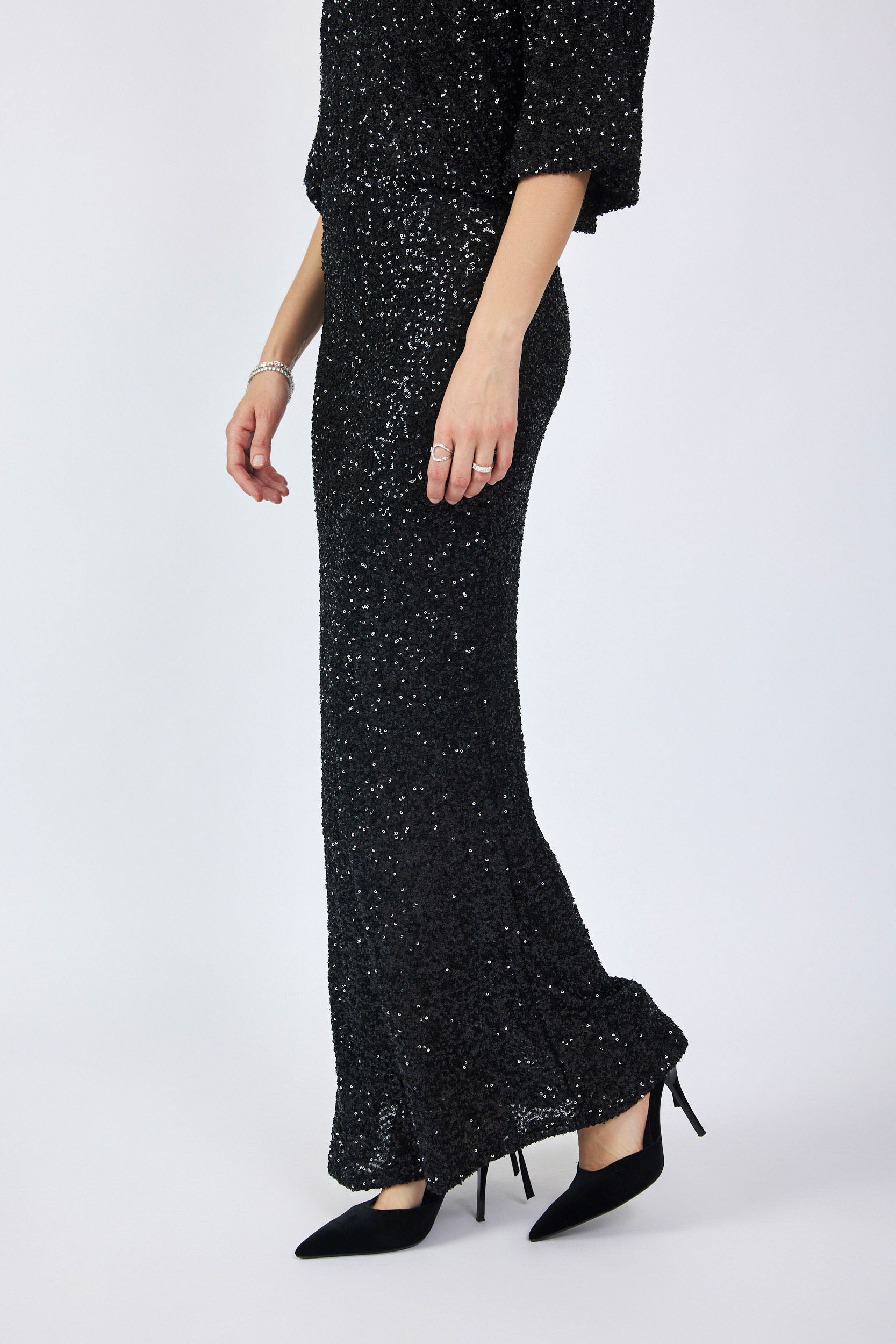 חצאית פייטים MAXI