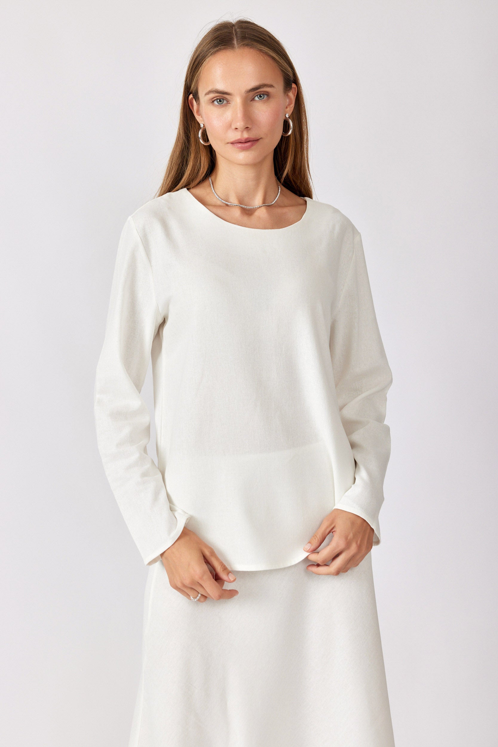 חולצת פשתן ניקי