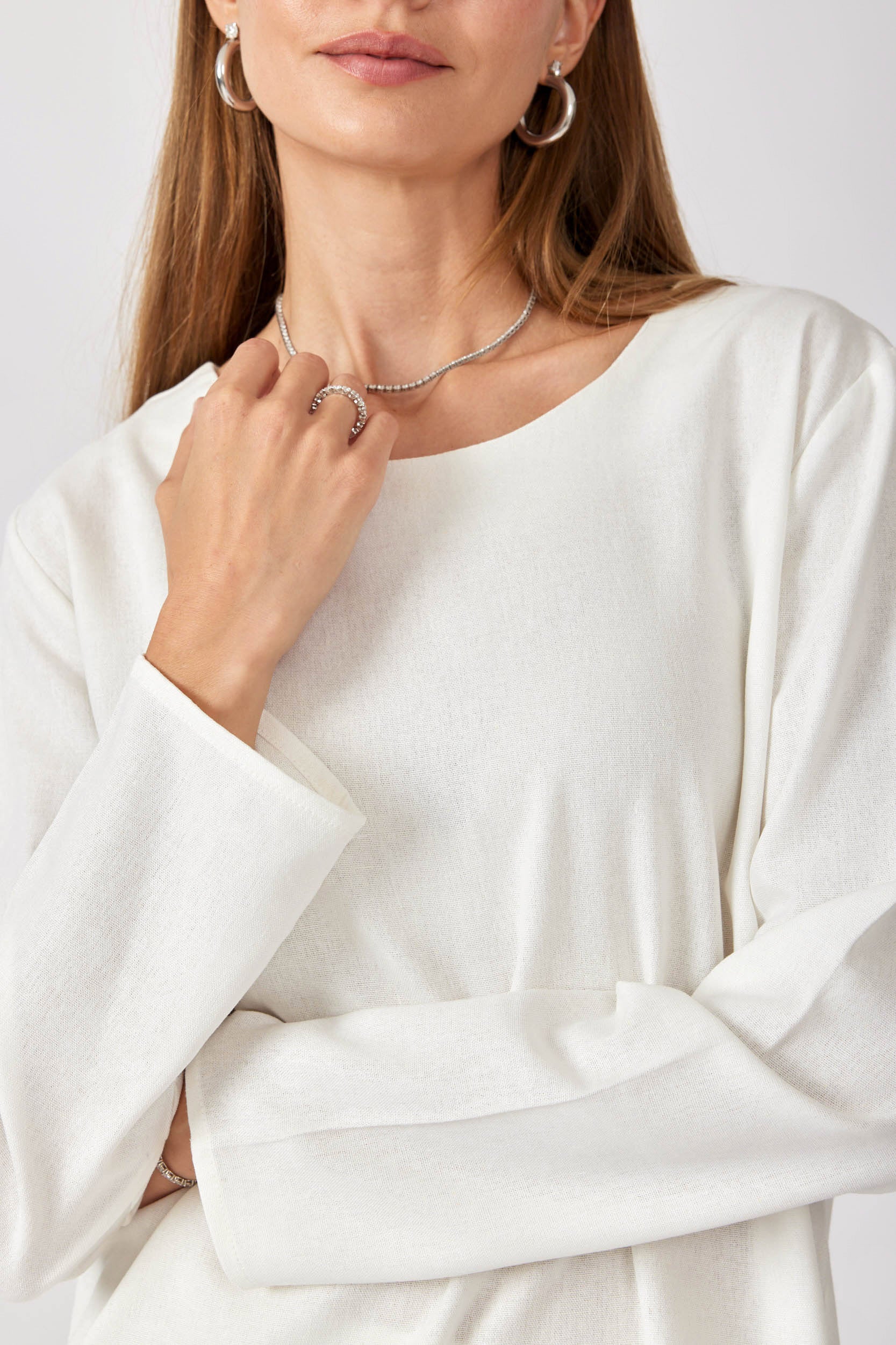 חולצת פשתן ניקי