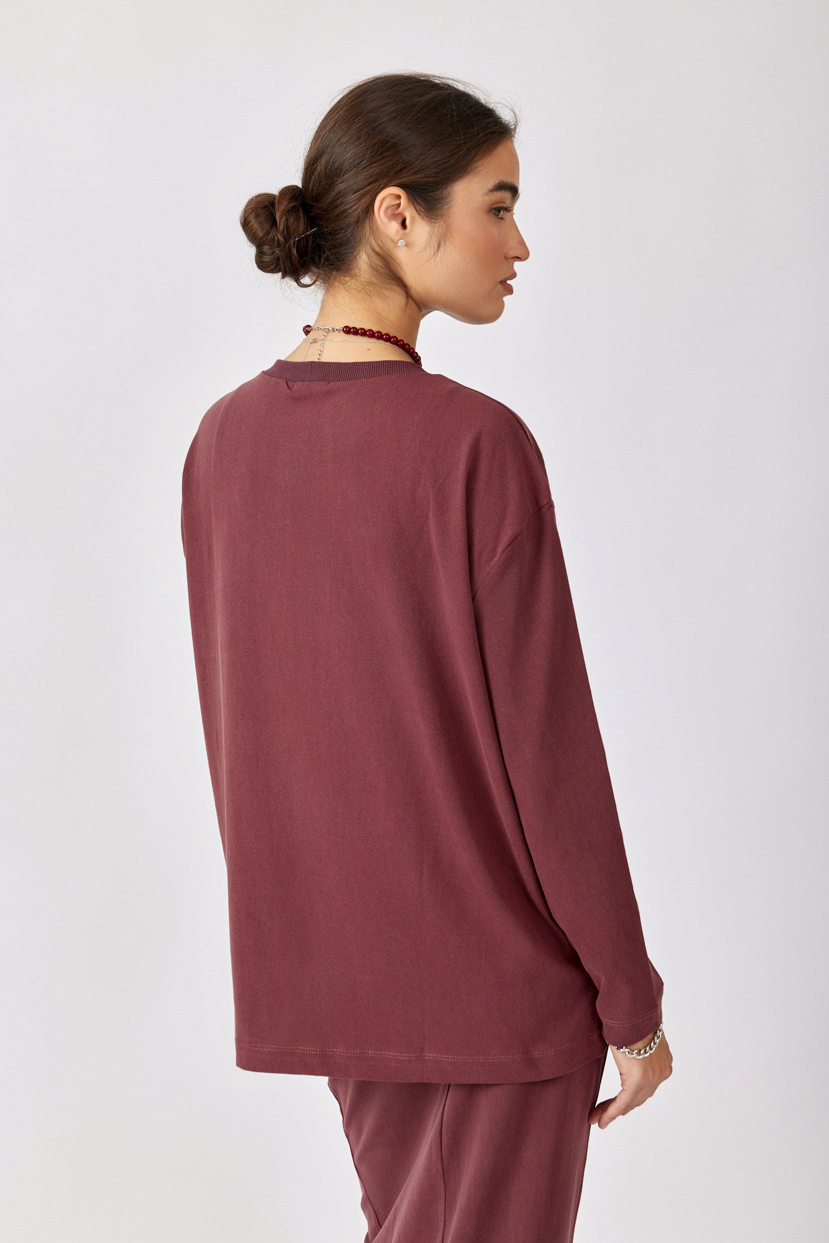 טישרט ניקי פיגמנט שרוול ארוך