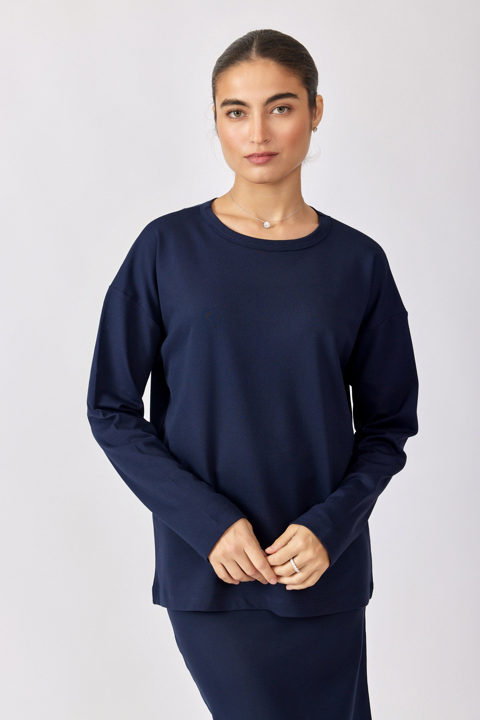 טישרט ביג ג'רסי שרוול ארוך